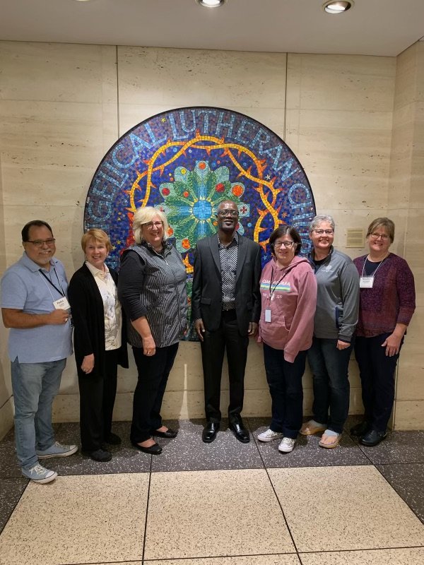  The new Conference of Bishops executive committee: Chair Bp Yehiel Curry, Metro Chicago, Vice-Chair Bp Deborah Hutterer, Grand Canyon, and At Large members: Bp Pedro Suarez, Florida Bahamas, Bp Amy Current, Southeastern Iowa,Bp Lee Miller, Upstate N