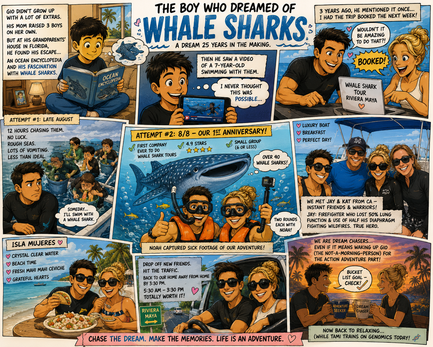 The Boy Who Dreamed Of Whale Sharks…