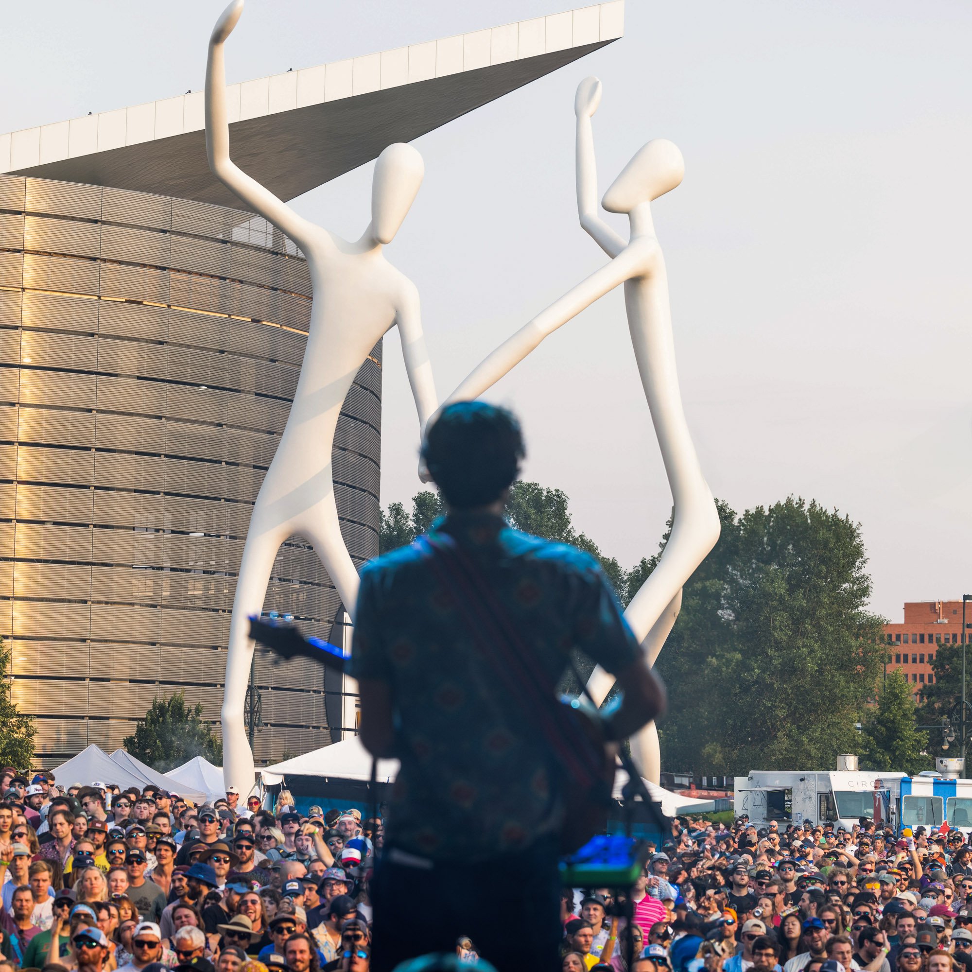 Goose performing live at a sold-out show at Sculpture Park in Denver, captured by a Los Angeles concert photographer