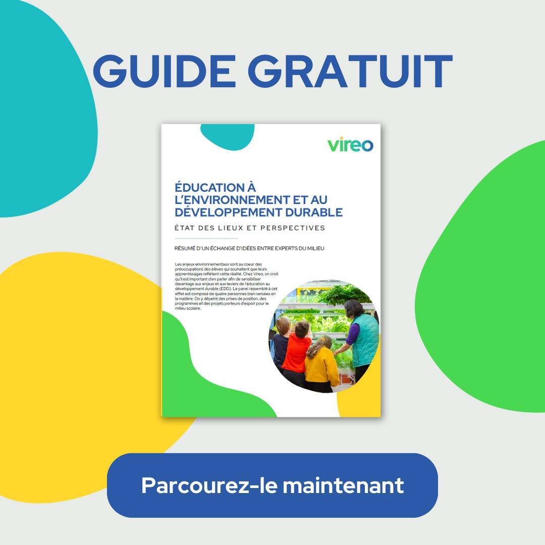 Vous souhaitez int&eacute;grer davantage le d&eacute;veloppement durable dans vos enseignements ? 🌱

D&eacute;couvrez notre nouvel article de blogue sur notre site internet, o&ugrave; nous naviguons vers un avenir plus vert avec notre Guide pratique