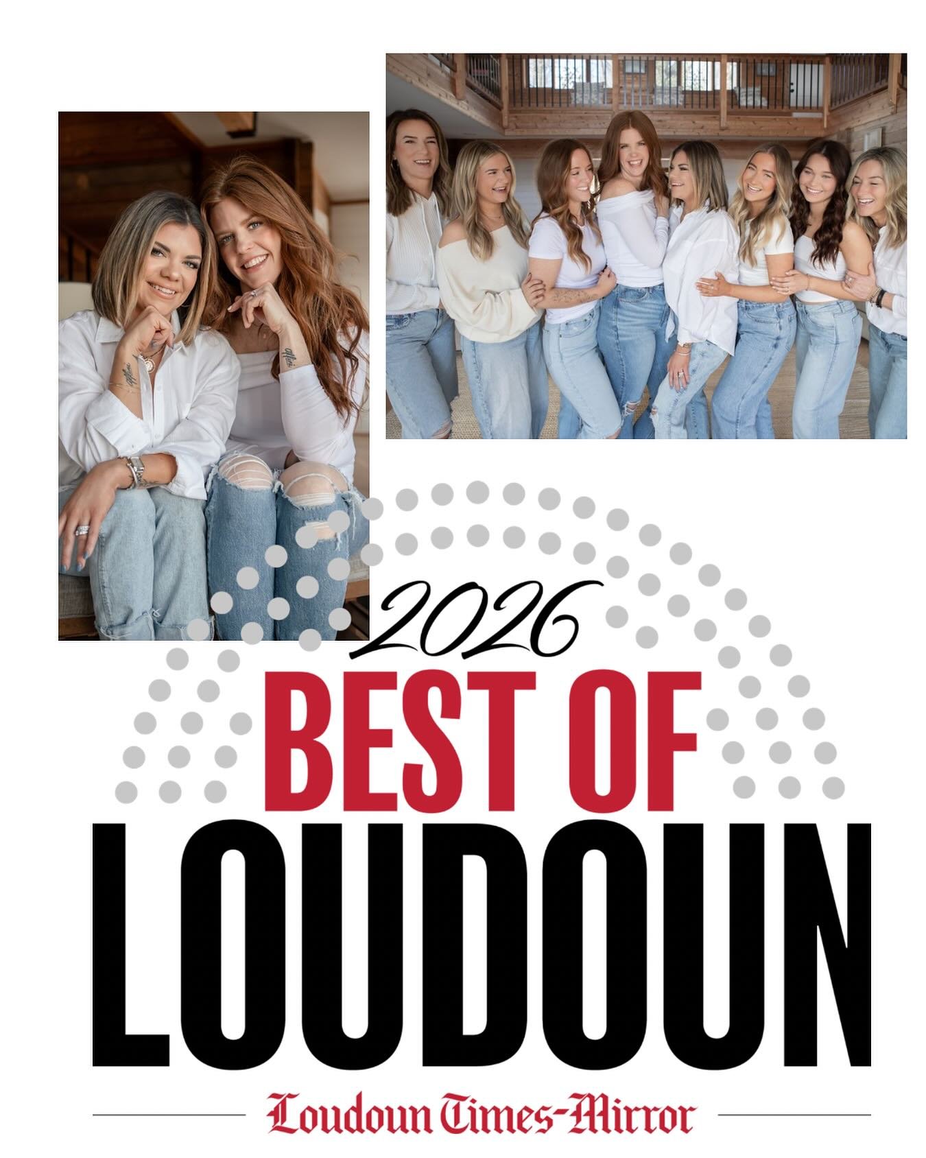 ✨ BEST OF LOUDOUN VOTING IS LIVE ✨

We are so incredibly honored to be nominated again for Best of Loudoun 🖤

If you love your experience at Affini &amp; Co., we would be so grateful for your vote:

🖤 Best Salon &rarr; Body &amp; Soul
🖤 Women-Owne