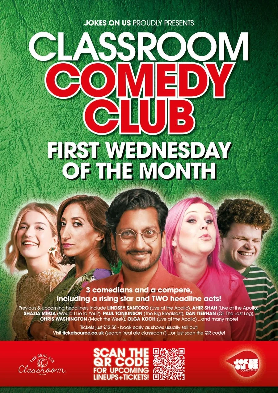 CLASSROOM COMEDY CLUB | Weds 3rd Sep