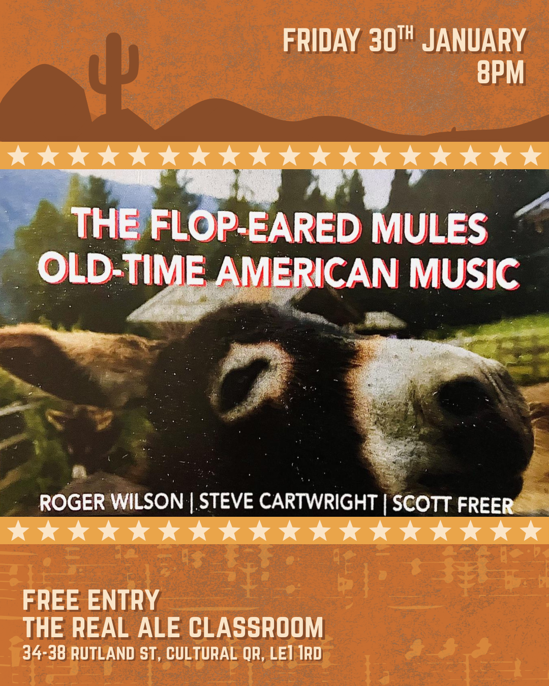 THE FLOP-EARED MULES | Fri 30th Jan