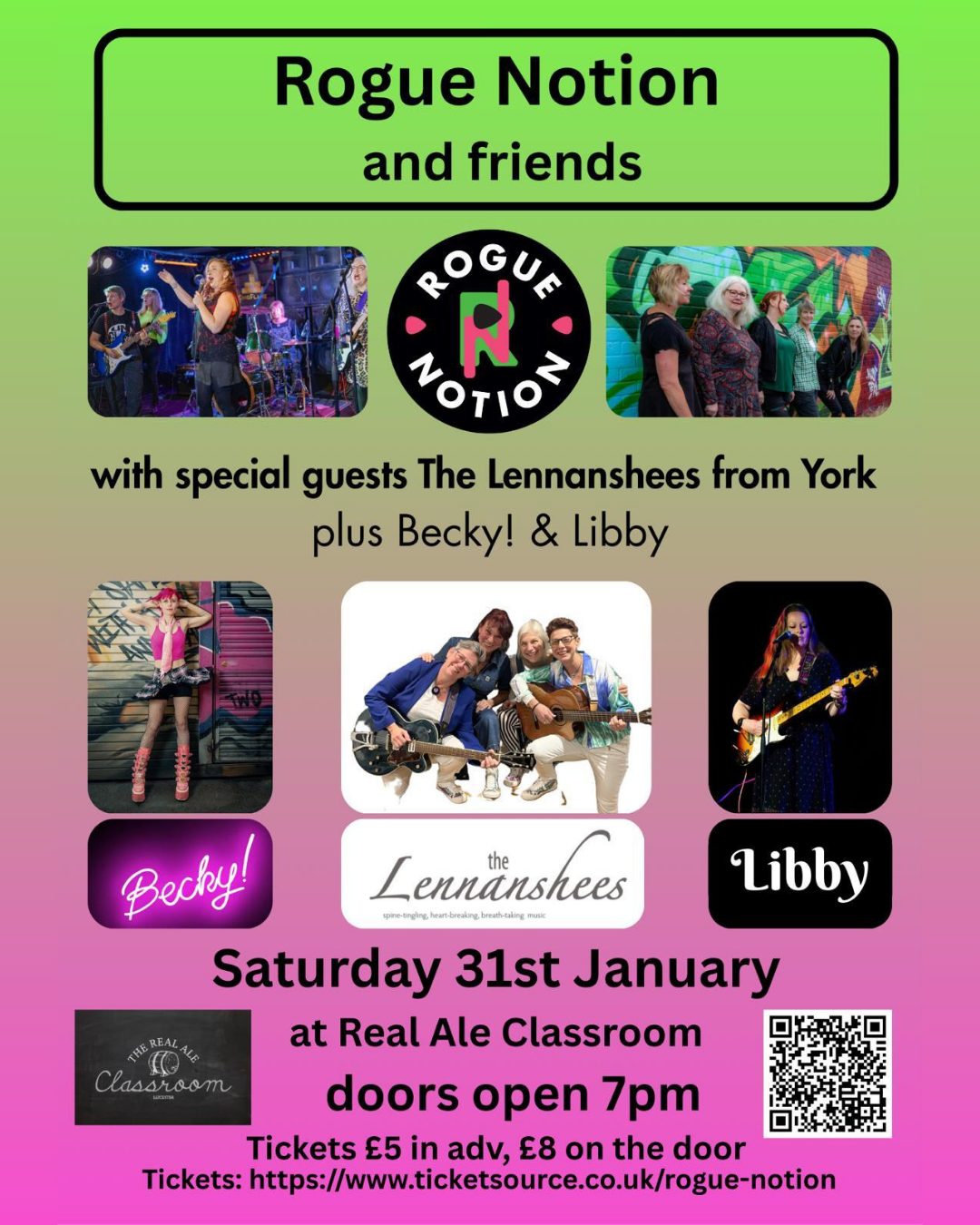 ROGUE NOTION AND FRIENDS | Sat 31st Jan