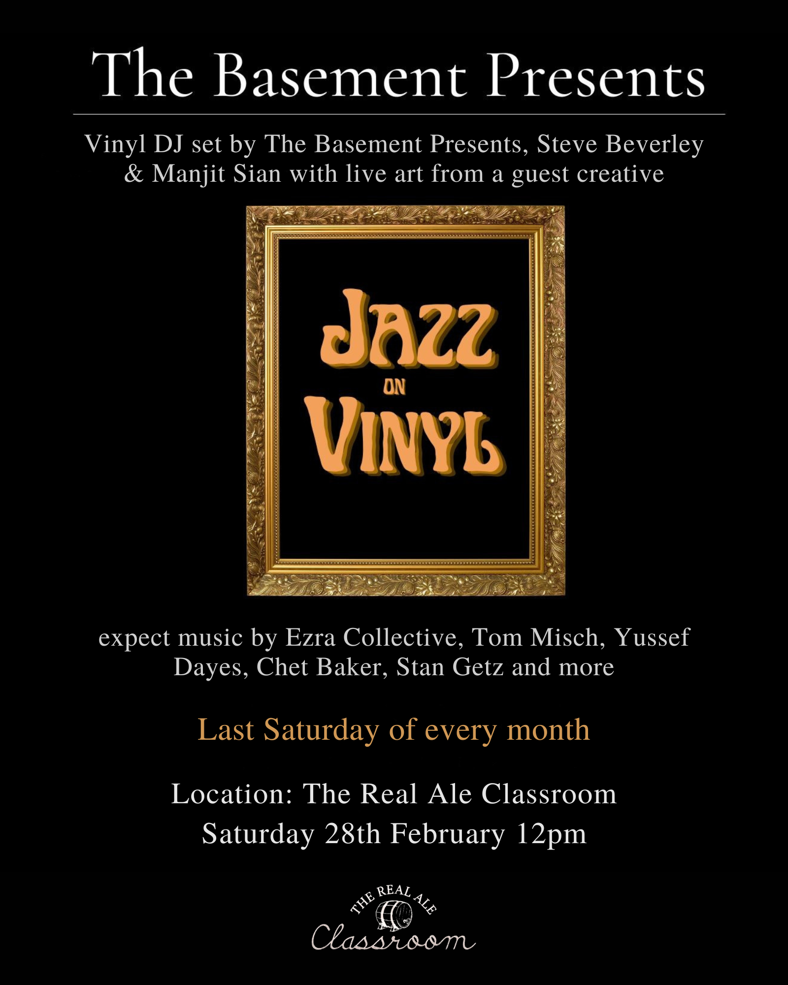 JAZZ ON VINYL | Sat 28th Feb