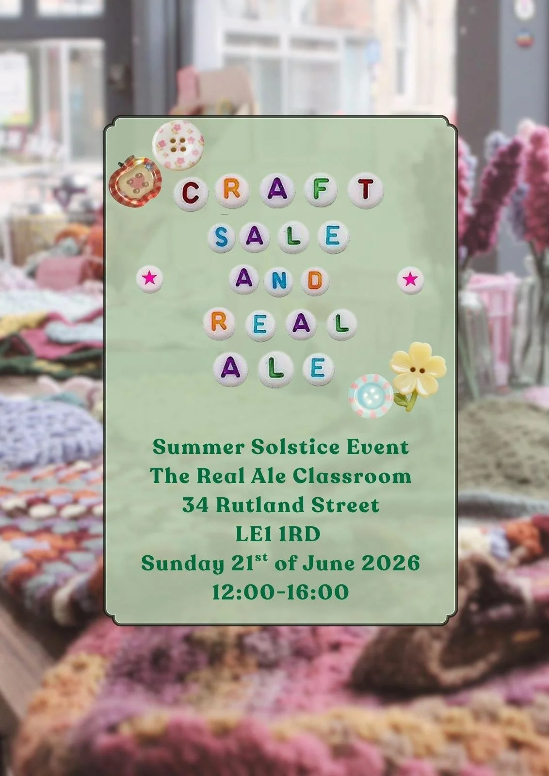 Craft Sale &amp; Real Ale - 21st June @ Midday