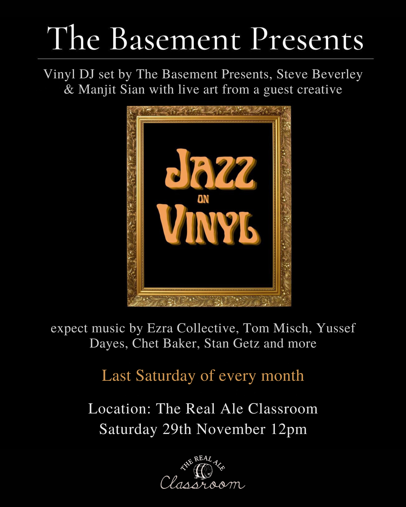 Saturday 29th August - Jazz On Vinyl @ Midday