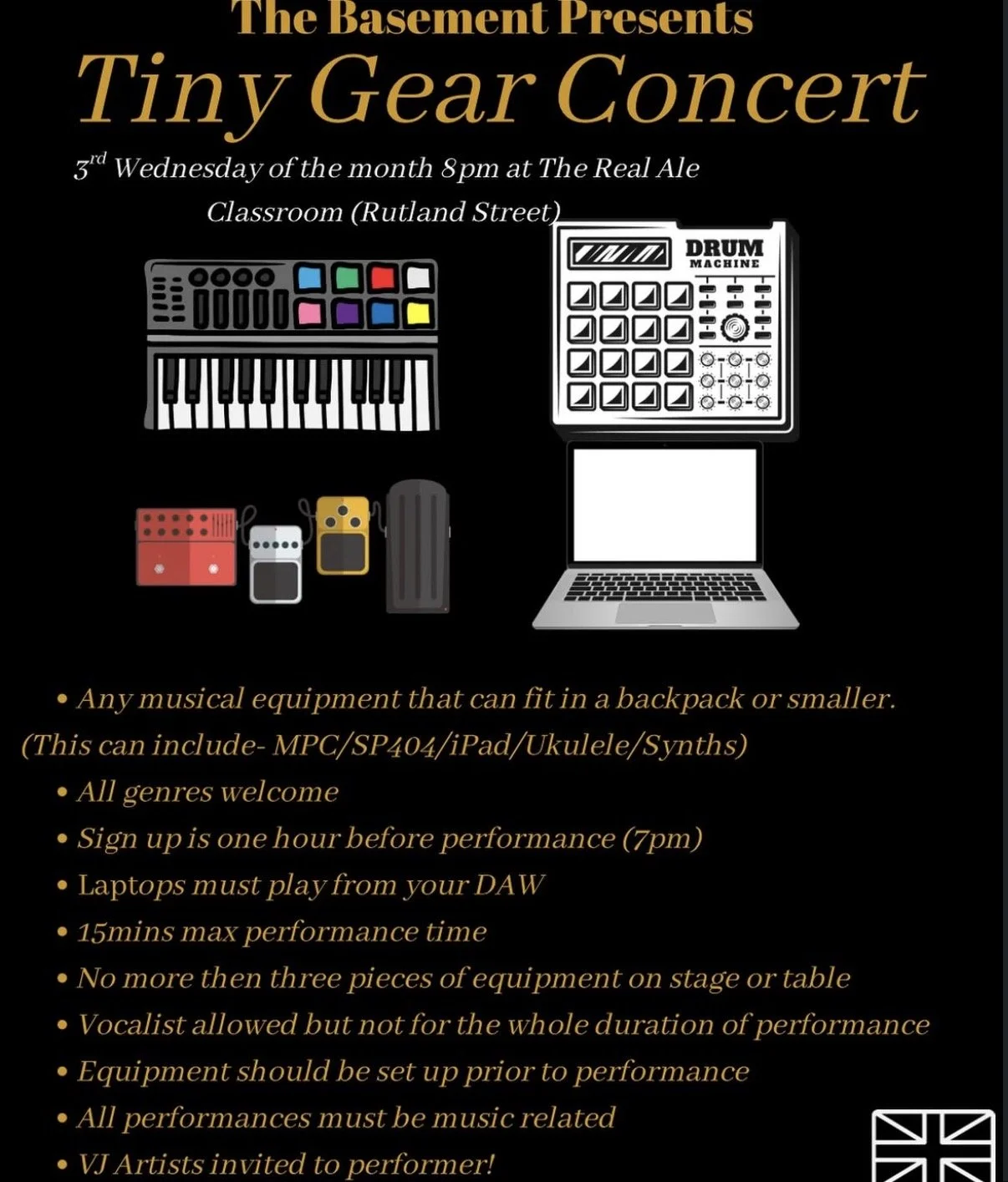 Wednesday 19th August - Tiny Gear Concert @ 7pm