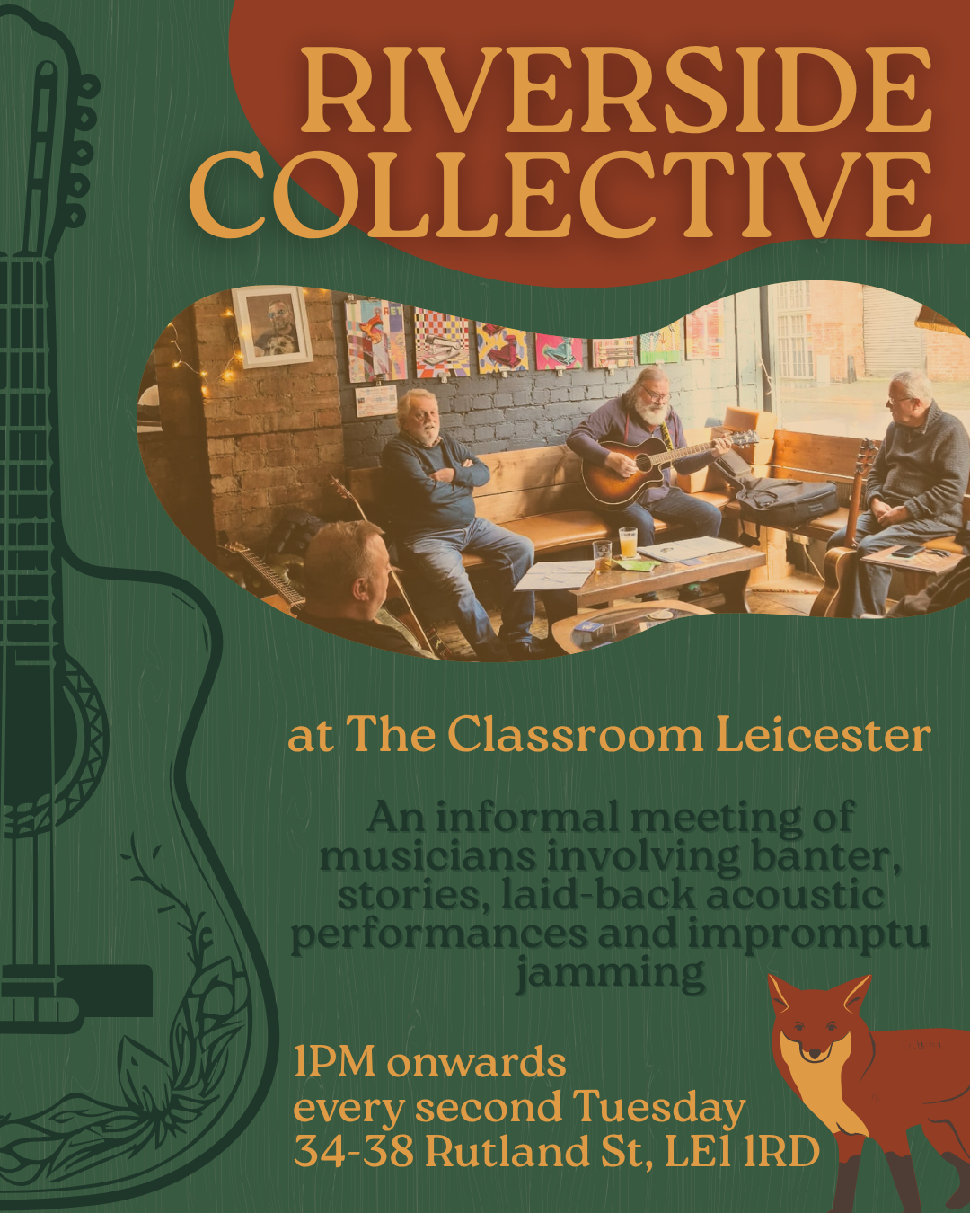 Tuesday 8th August - Riverside Collective @ 1pm