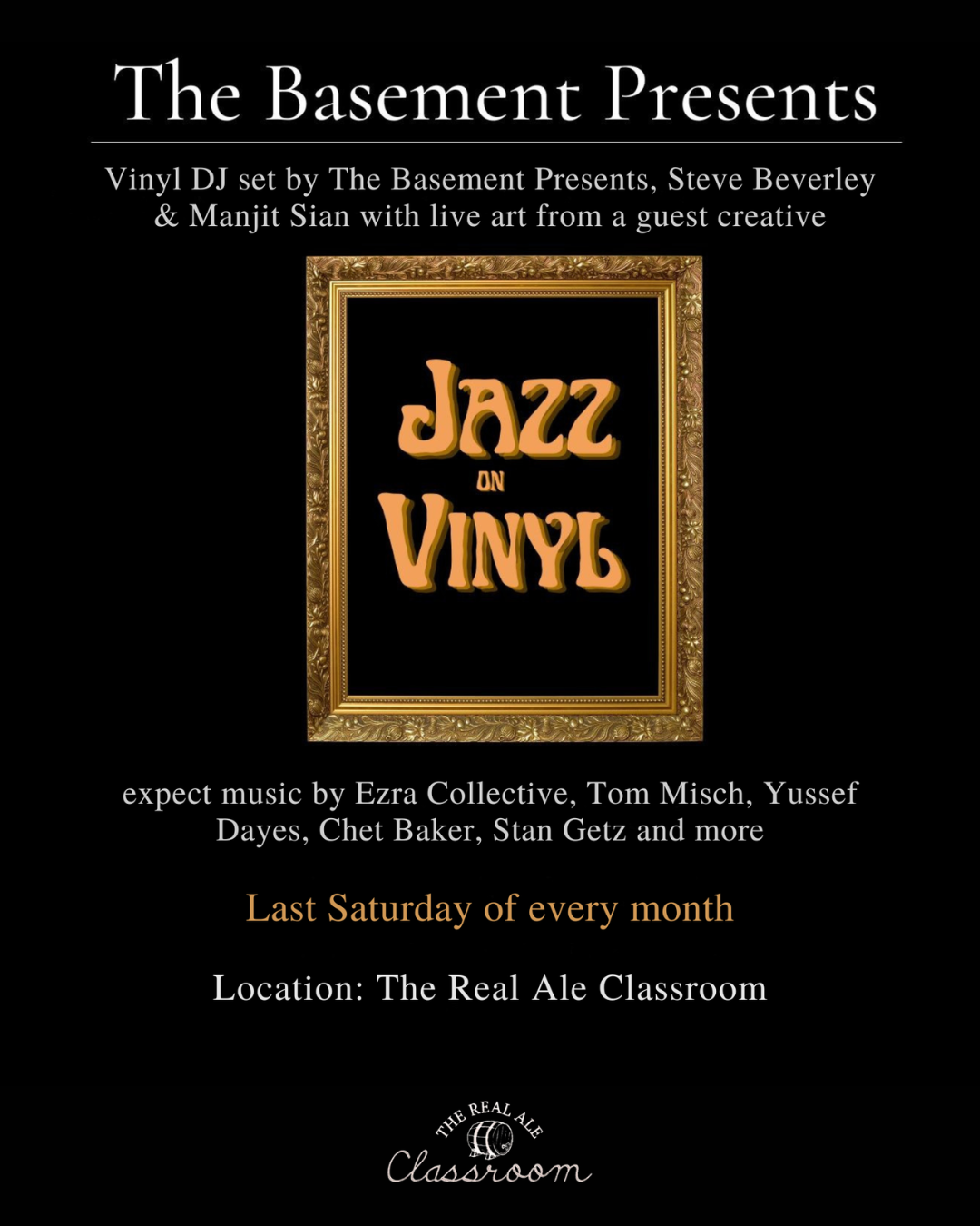 Saturday 26th September - Jazz On Vinyl @ Midday