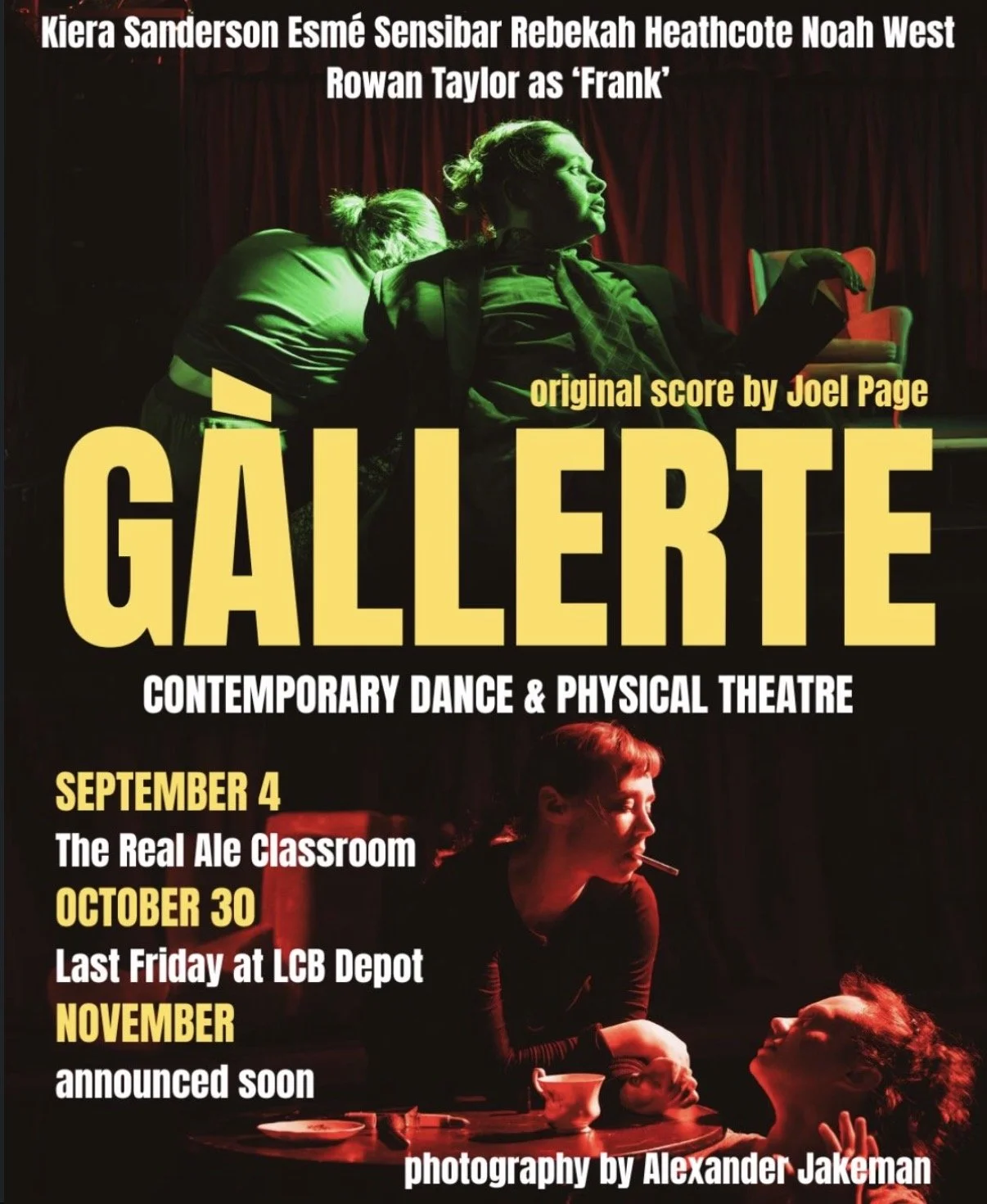 Friday 4th September - Gallerte