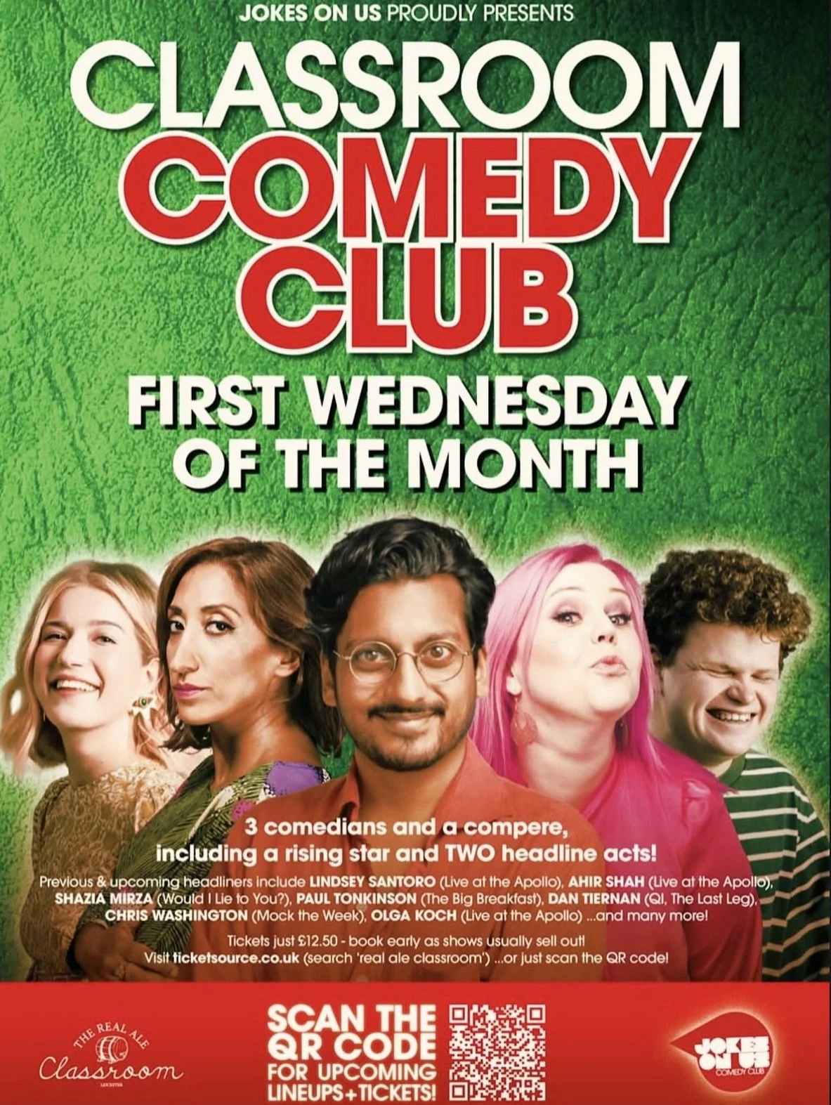 Wednesday 2nd September - Classroom Comedy Club @ 7.30pm