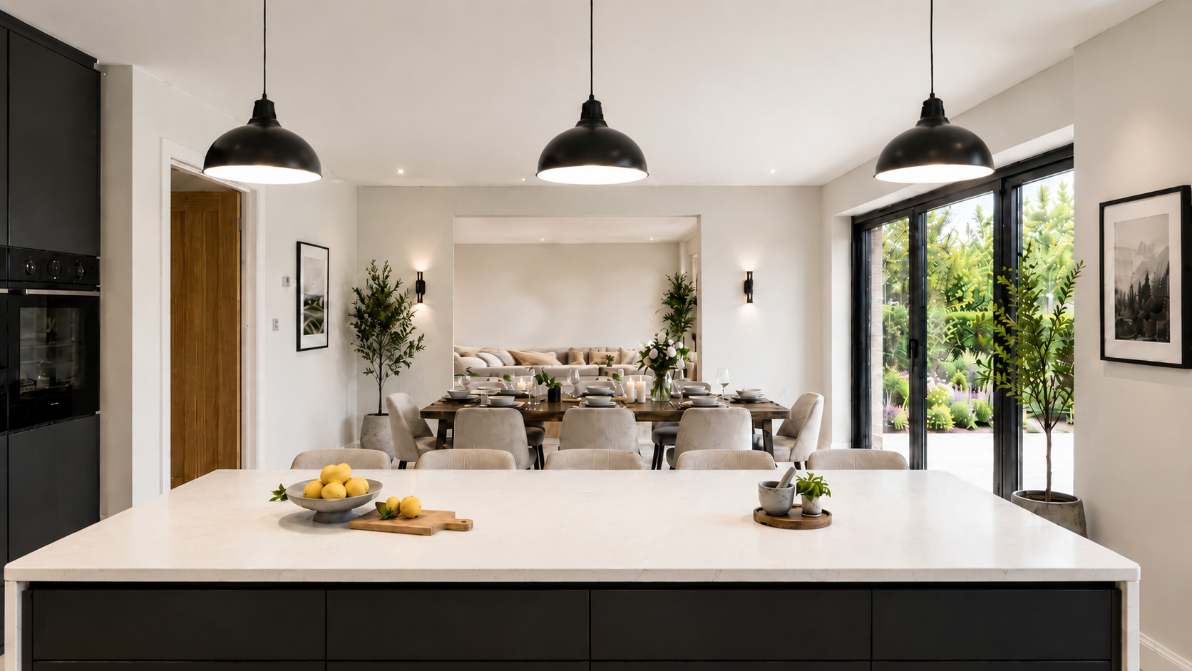 Premium open plan kitchen dining room in Broadway, Somerset