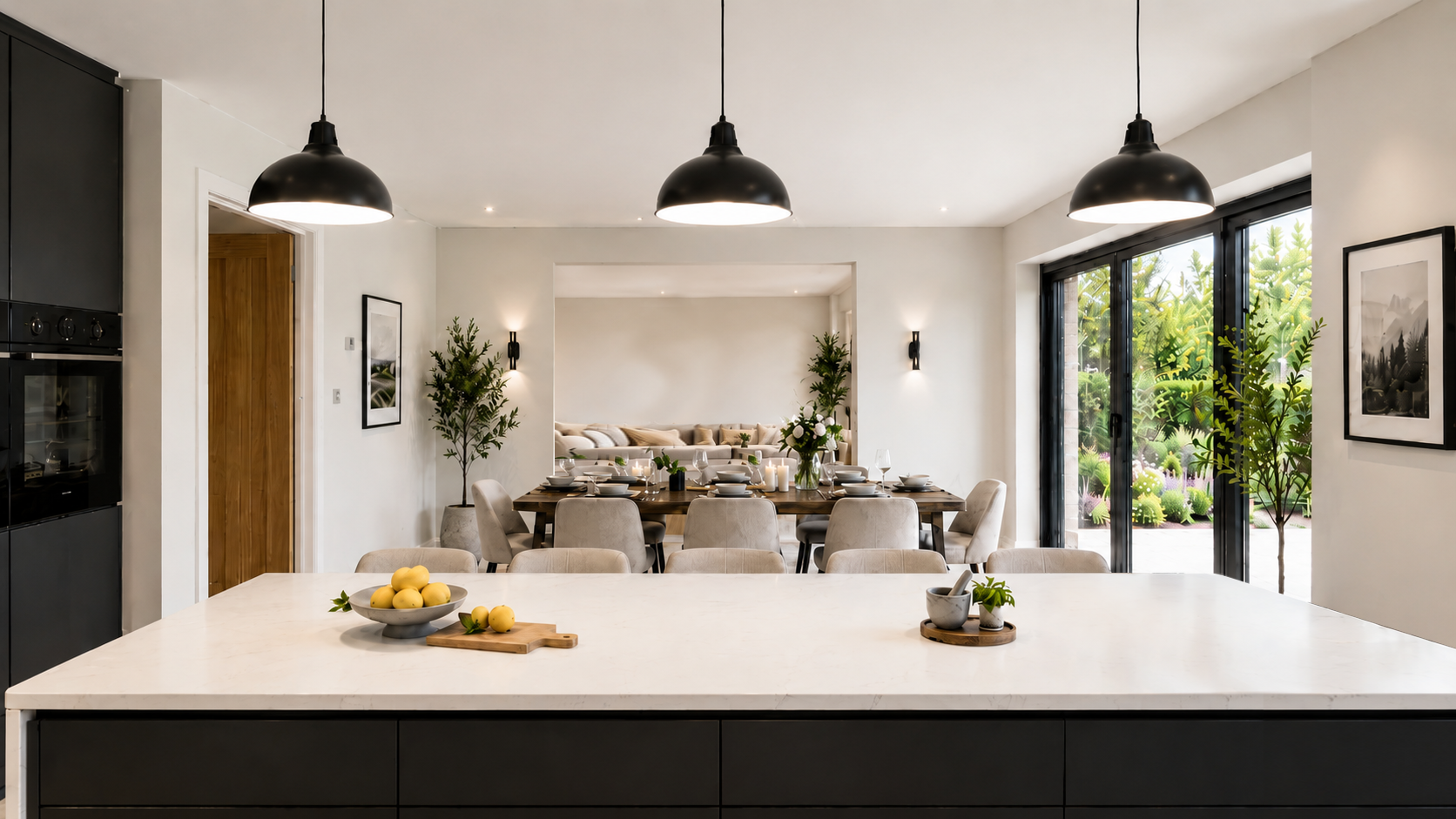 Premium open plan kitchen dining room in Broadway, Somerset