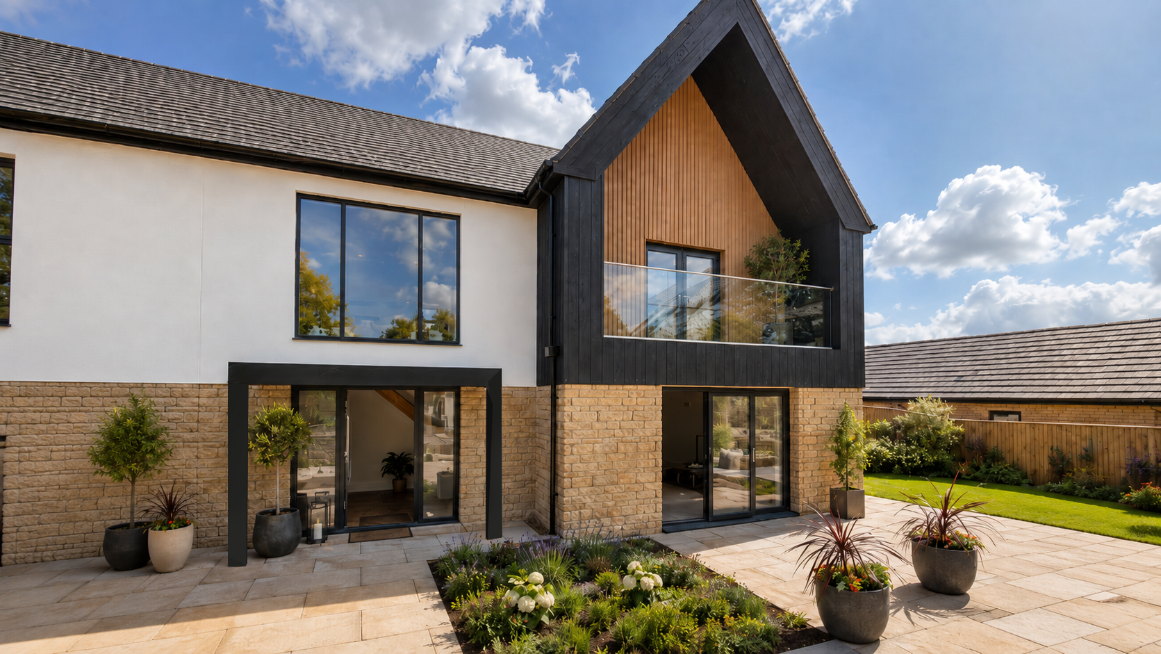 Luxury 4 bedroom family home with master bedroom balcony, based in Broadway, Somerset