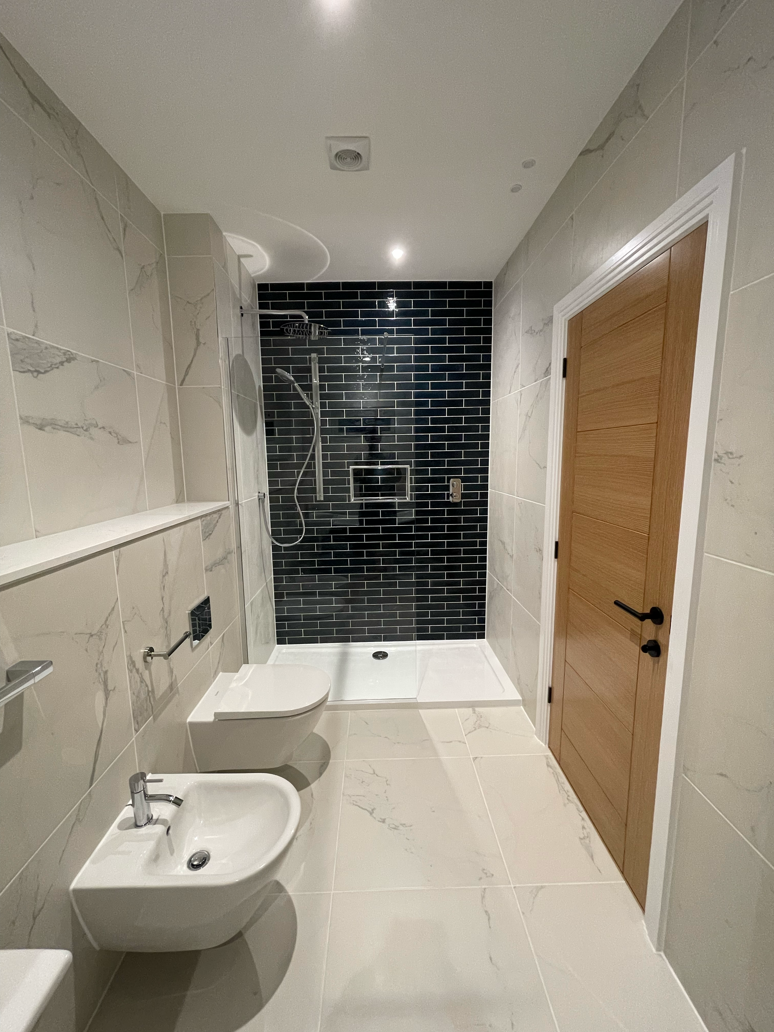 A family bathroom in a luxury 4 bedroom bungalow for sale in Somerset