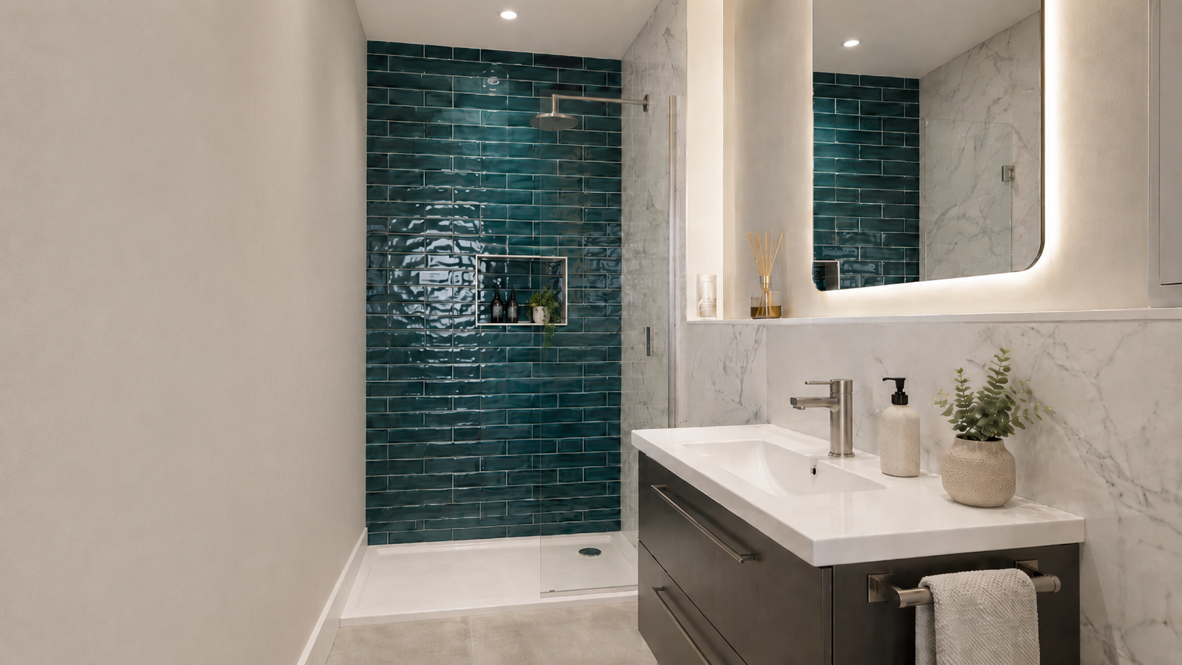 Premium ensuite bathroom in a luxury 4 bedroom home in Somerset