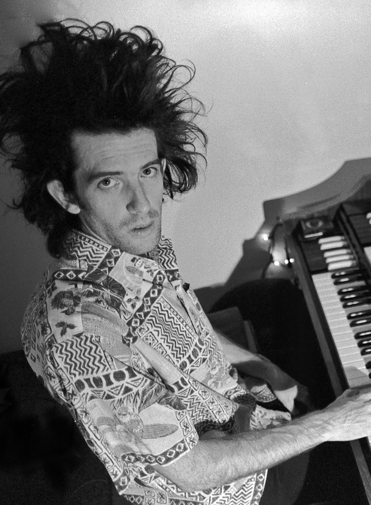 Gene Baker playing piano Music Teacher Guild