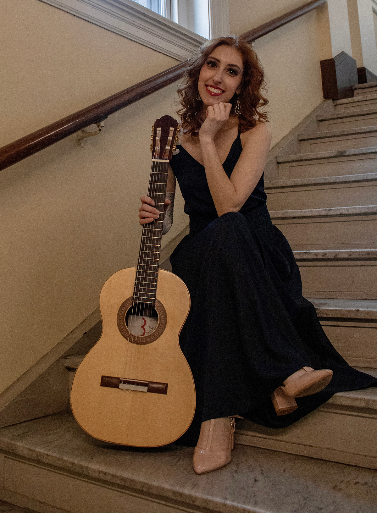 Marisa Sardo guitar portrait Music Teacher Guild