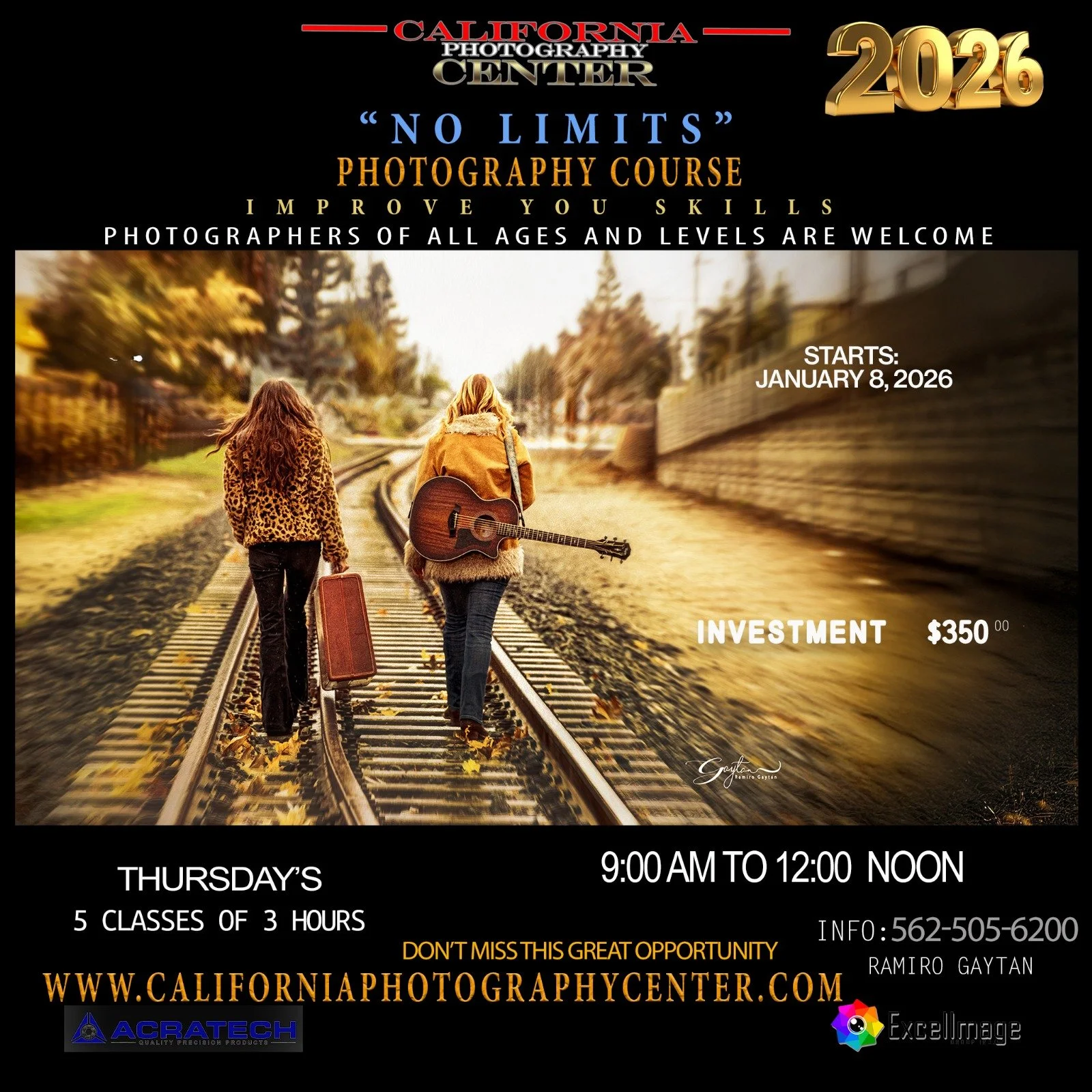 NO LIMITS, Photography Course.