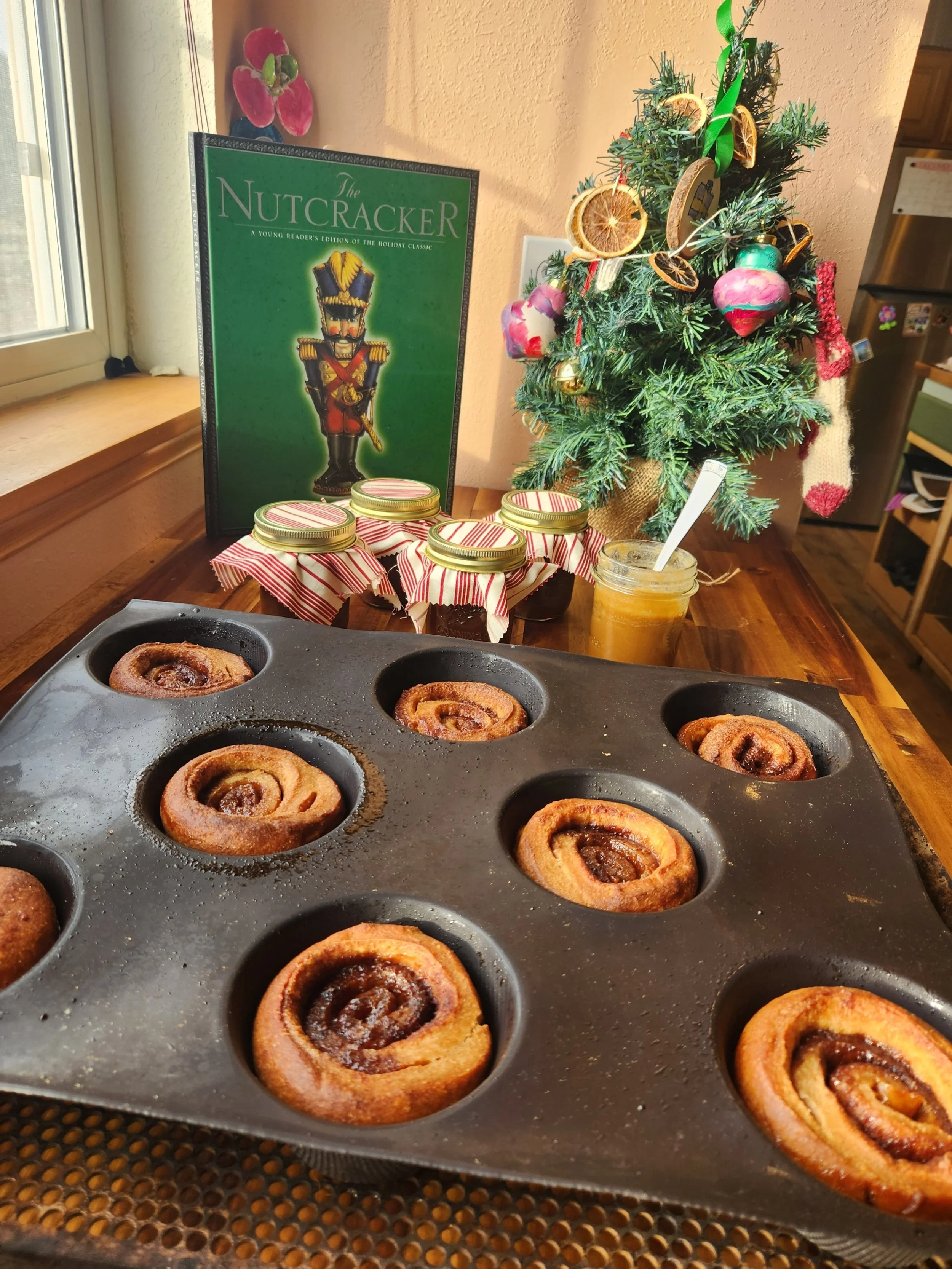 Sourdough Cinnamon Rolls with Fresh Milled Flour