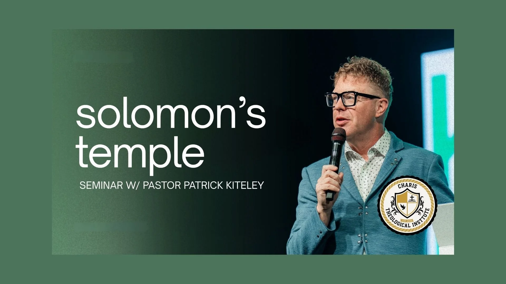 Solomon's Temple 2-Day Seminar