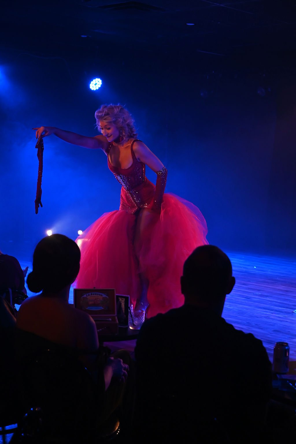 "La Vie en Lola"
Ground-based Act, 4 minutes -- A vision in bloom, La Vie en Lola is a dreamy ode to vintage glamour—graceful, romantic, and dripping in old-world charm. Like a rose coming to life, she teases and twirls with a flirtatious wink, leavi