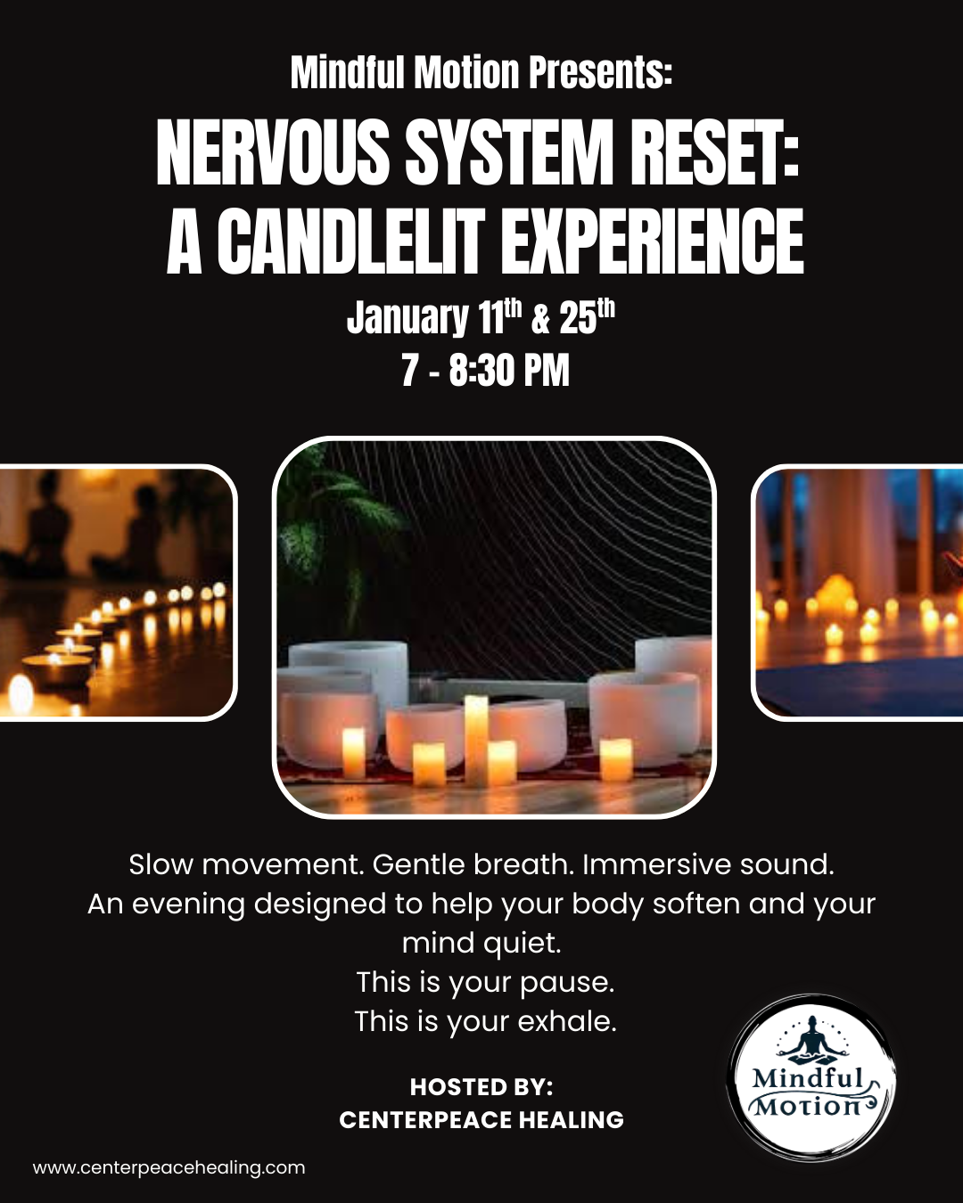Nervous System Reset: A Candlelit Experience ~ Troy