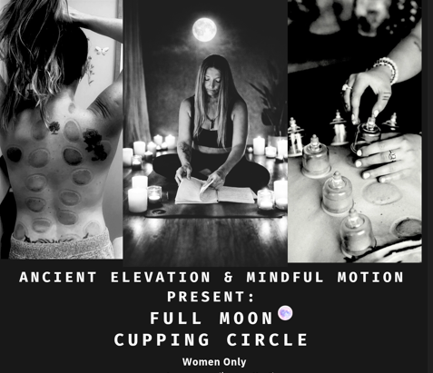 Women’s Full Moon Cupping Circle 