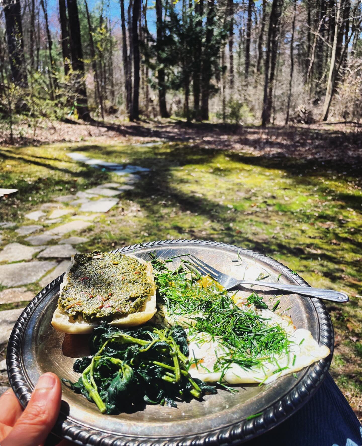 Blessed May Day, Beltane and Floralia all!🌸🌸🌸

Making a wild food-infused dish is a wonderful way to celebrate Beltane💐  Lately I've been making a tangy spring pesto I wanted to share, but I also want to encourage you all to be creative! When it 
