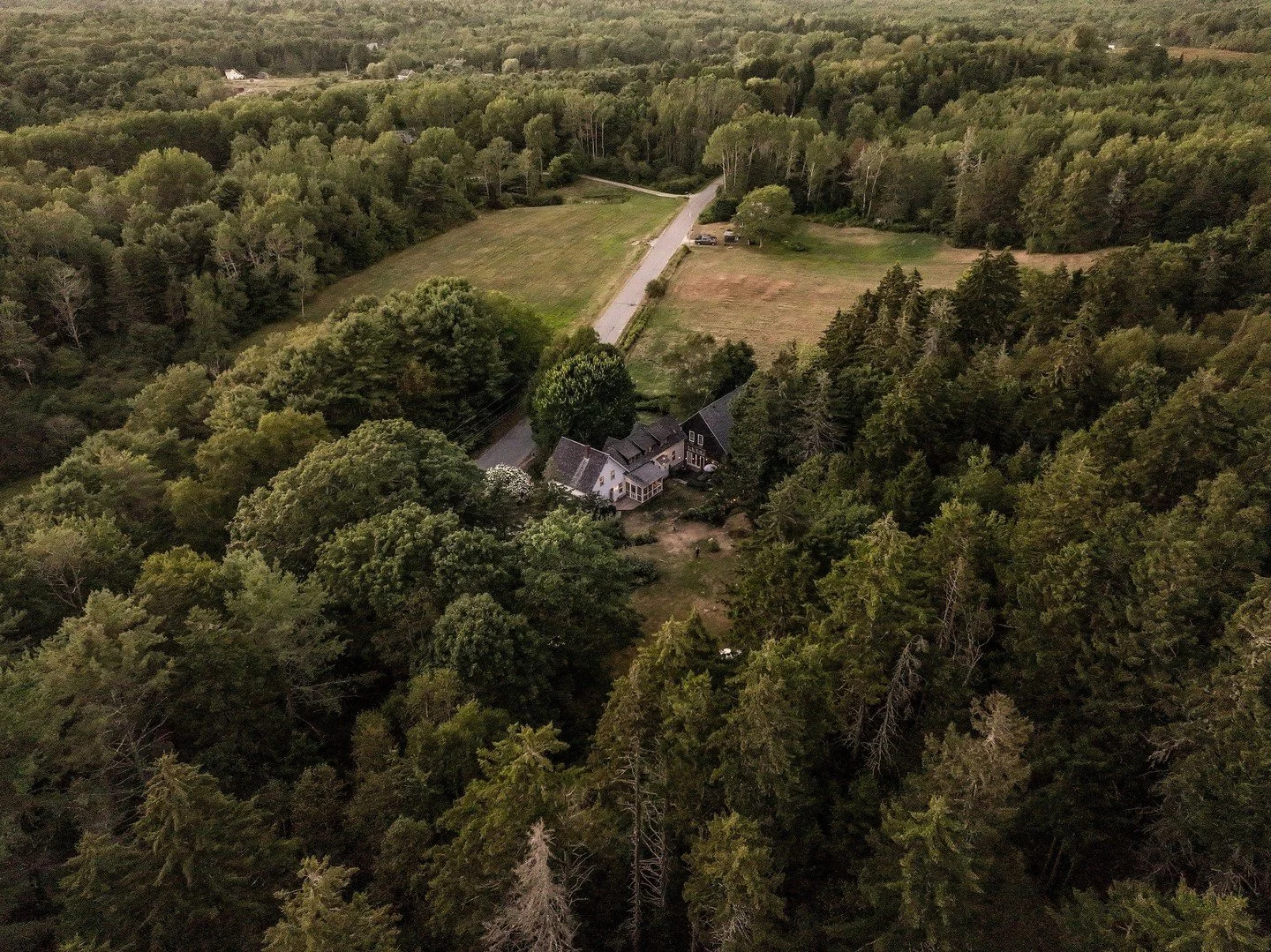 Pssst: You know how studies show that spending time around trees, fresh air, and wide-open green space is very, very good for you?⁠
⁠
We're not scientists, but we do have 11 private acres, a tidal cove, big old trees, quiet mornings, starry nights, a