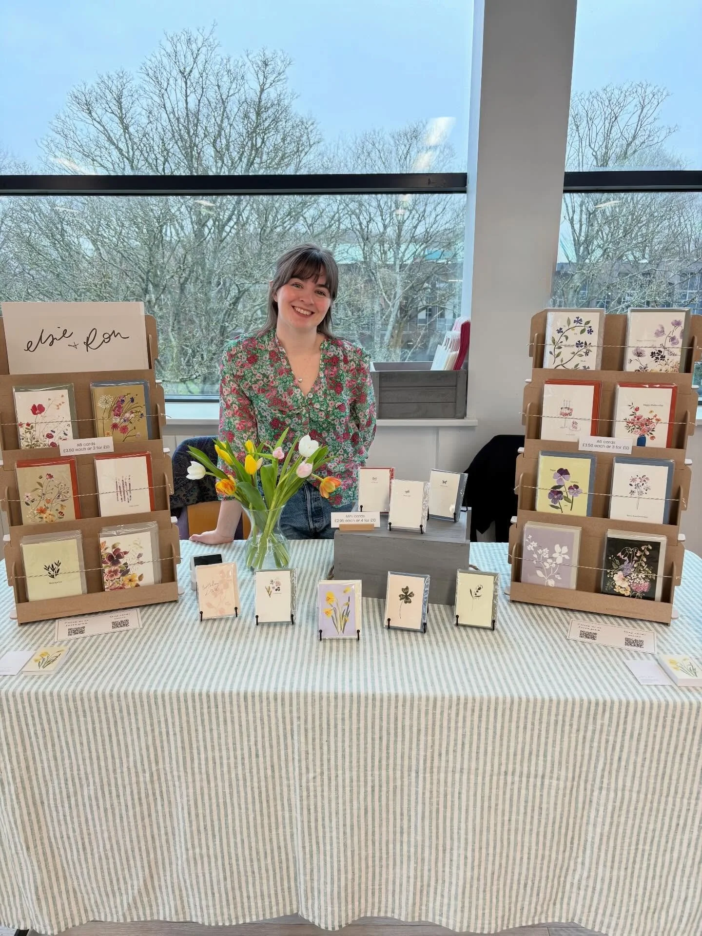 It was my first market in 8 years today - and the first ever selling under Elsie &amp; Ron 💌 

Stepping away from online shop life for a minute and into the real world was really needed! Hearing feedback in real time, seeing the faces of people buyi