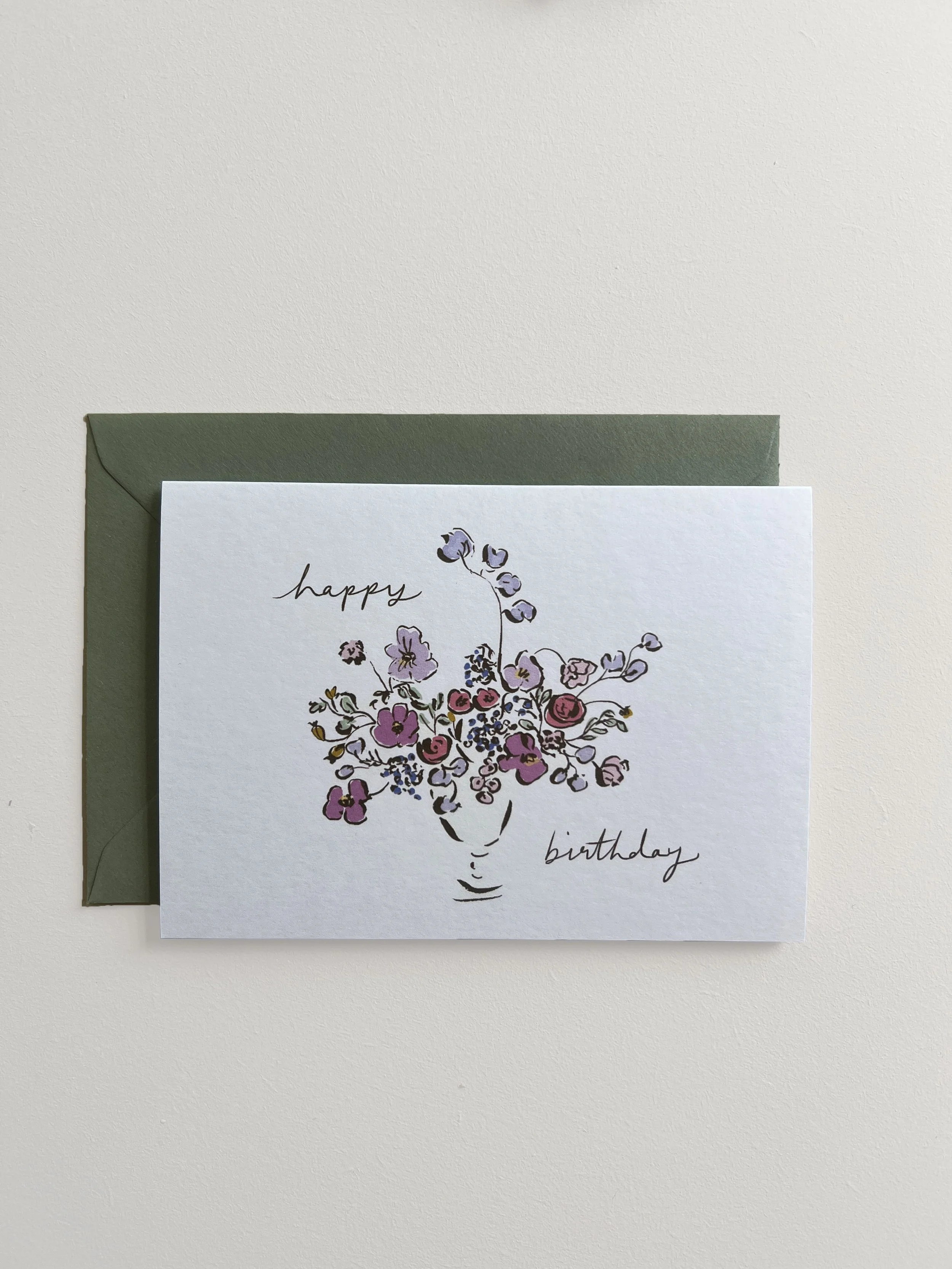 Birthday Vase Card
