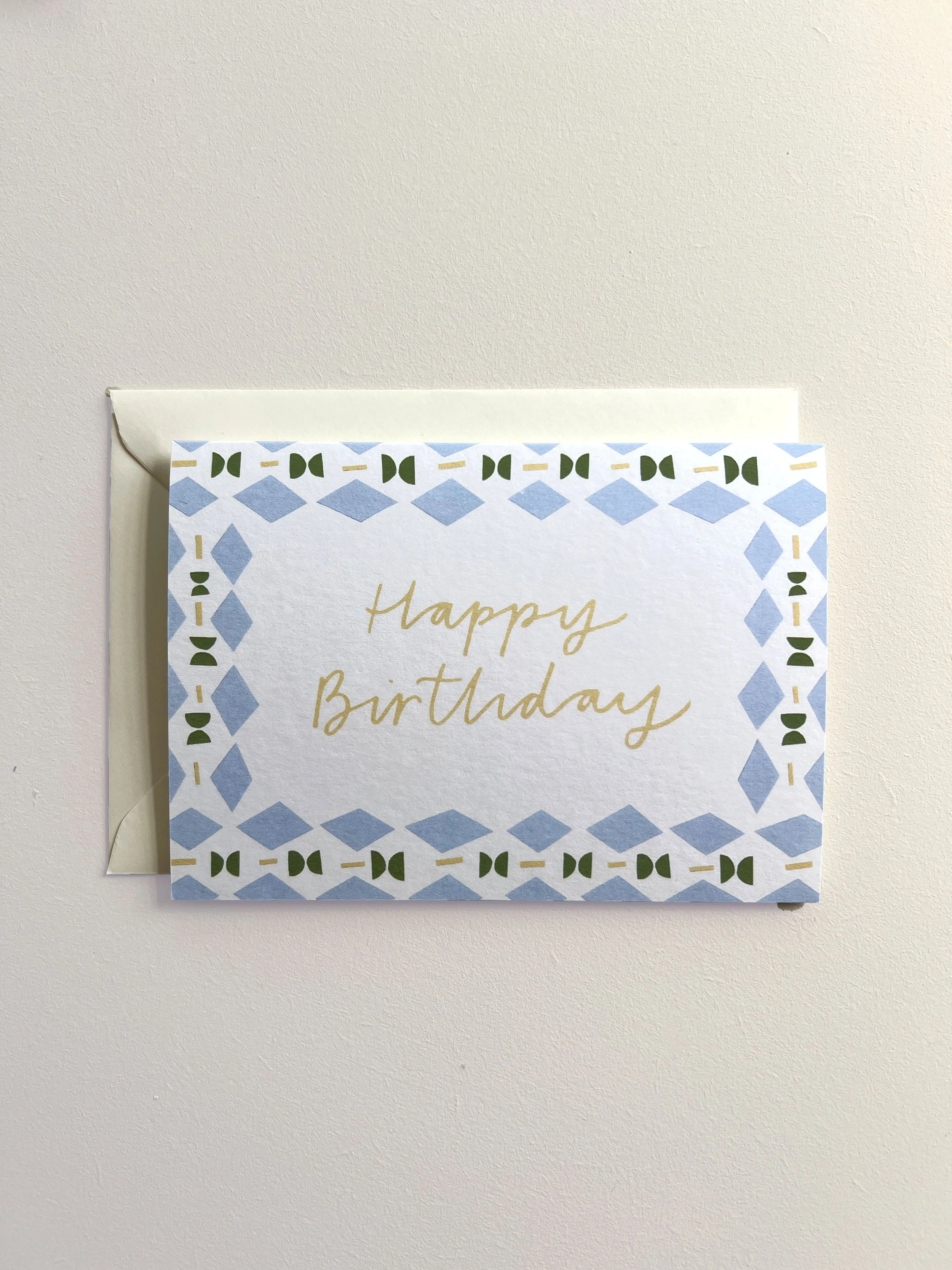 Happy Birthday Pattern Card