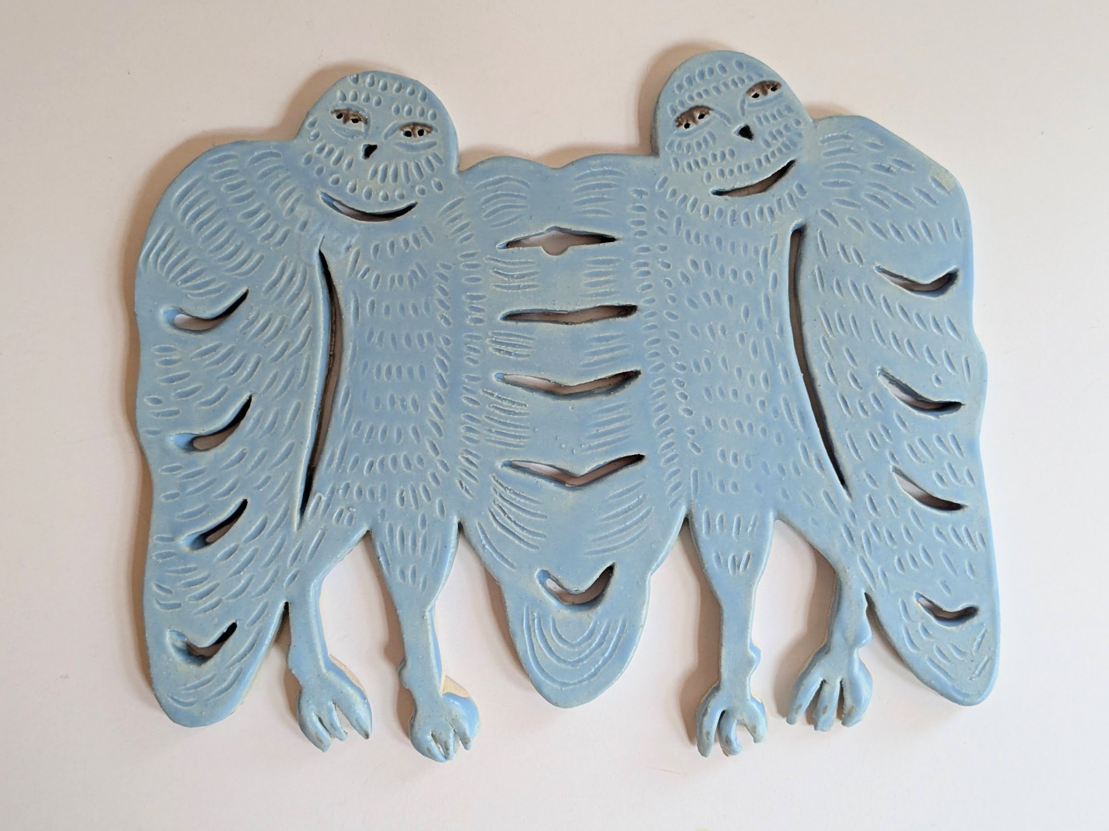 Blue Owls
Ceramic wall tile 9"x8"