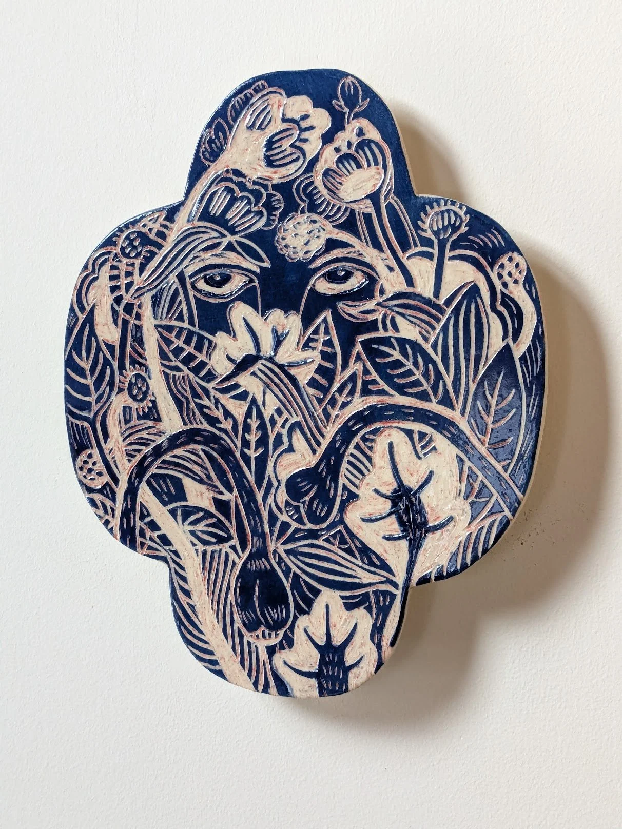 Hidden Garden
ceramic 9"x8"x1" 