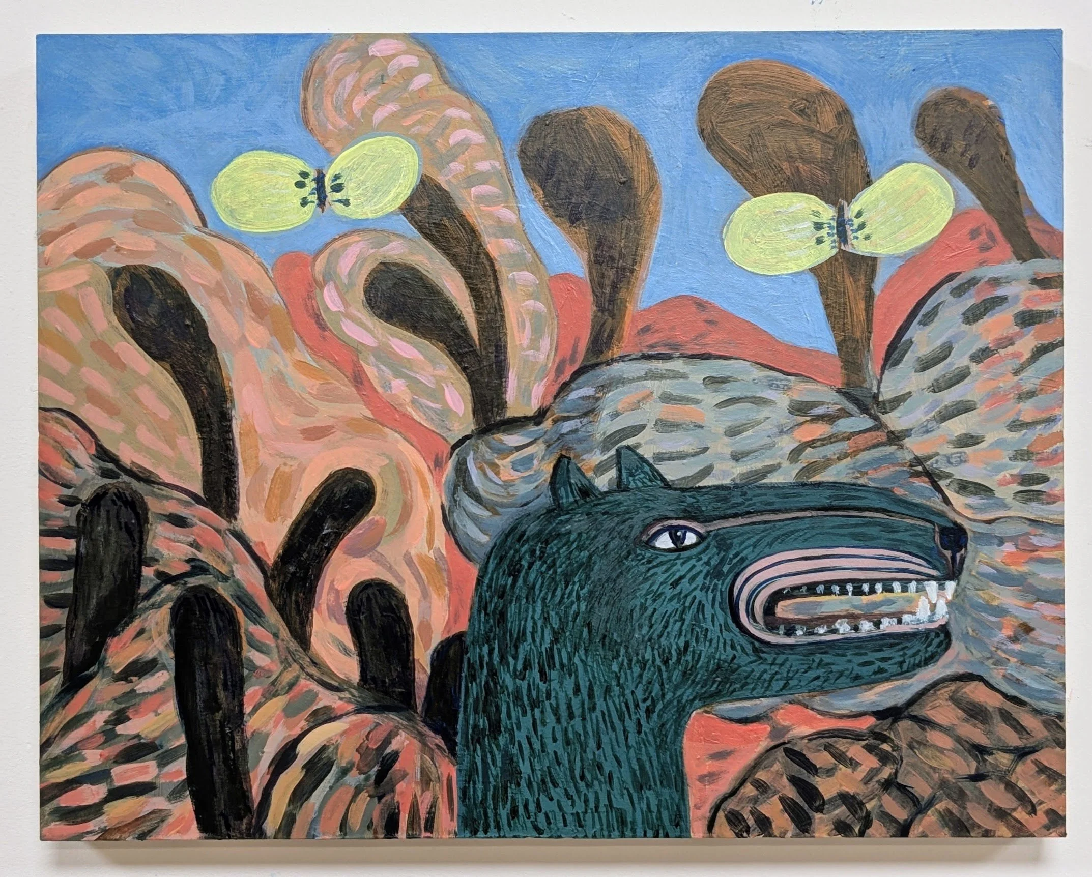 "Desert Creature"
acrylic on board 11"x14"