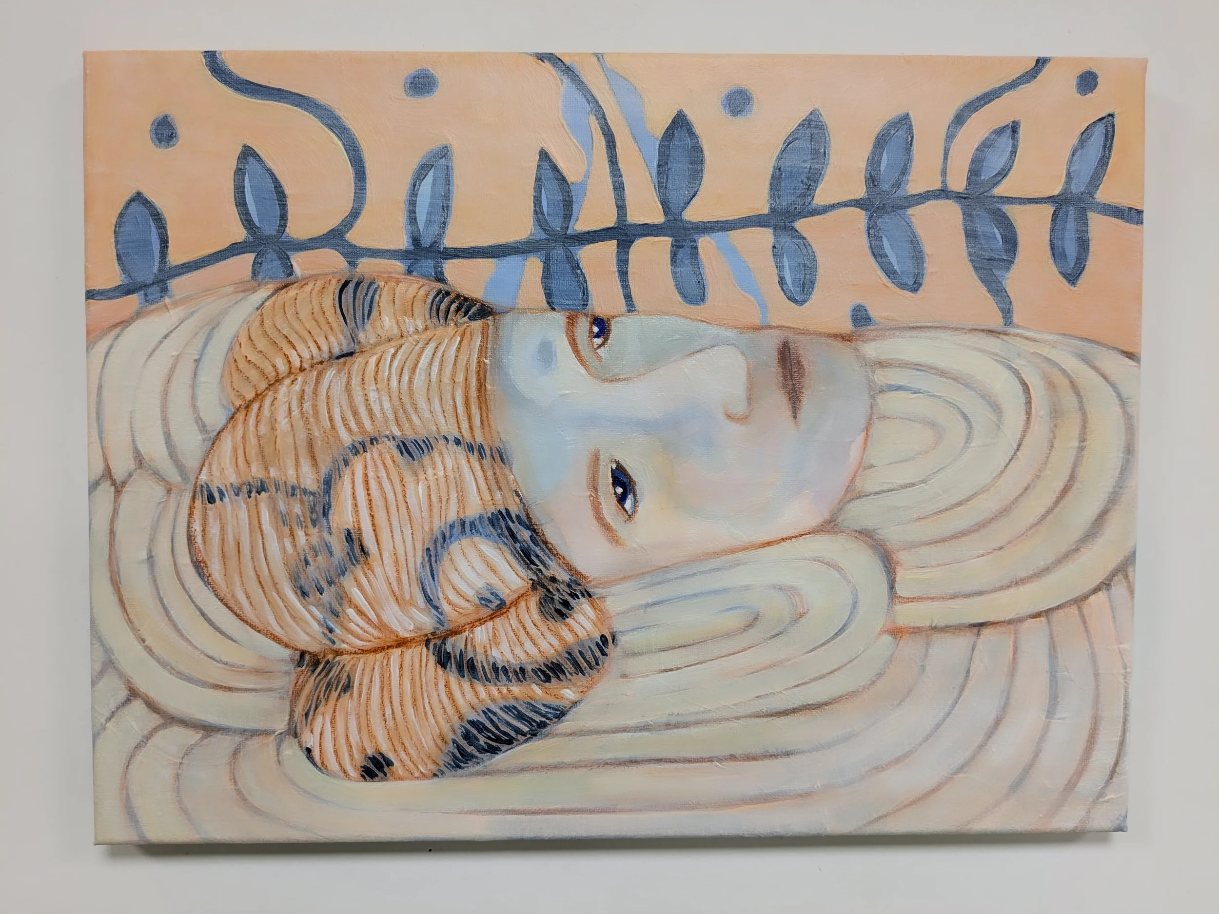 "Floating"
acrylic on canvas