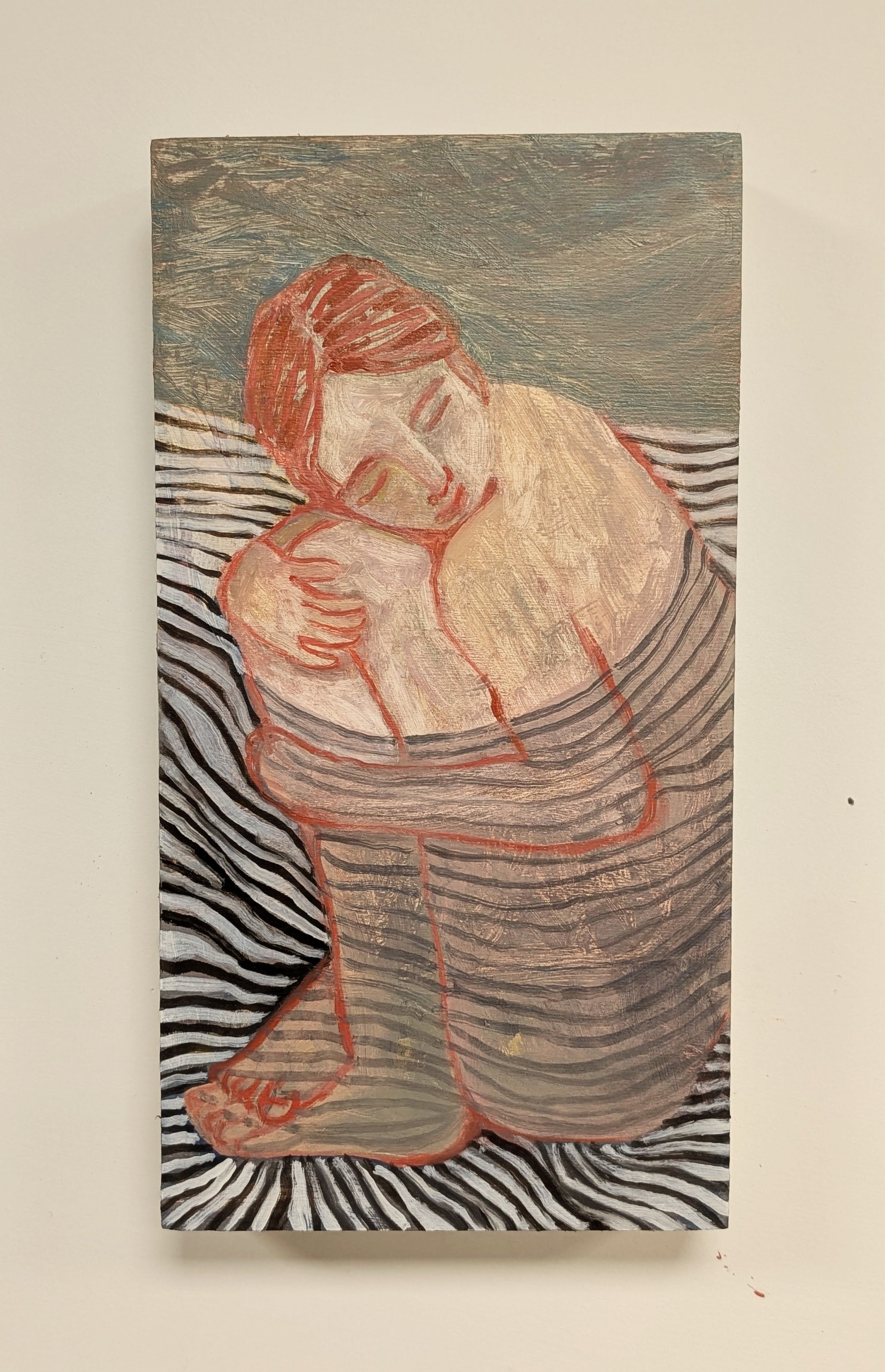 "Bathing"
oil on board
