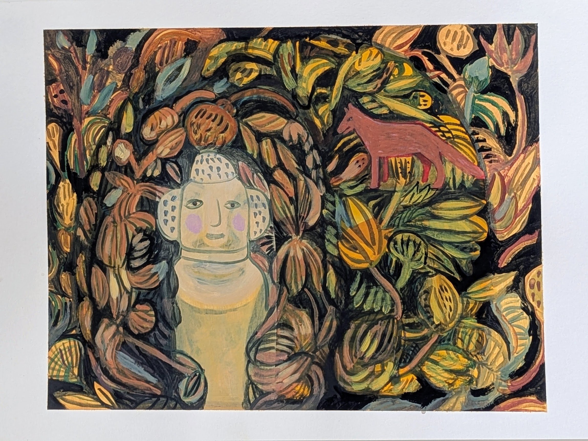 "Tapestry"
gouache on paper 11"x15" 
