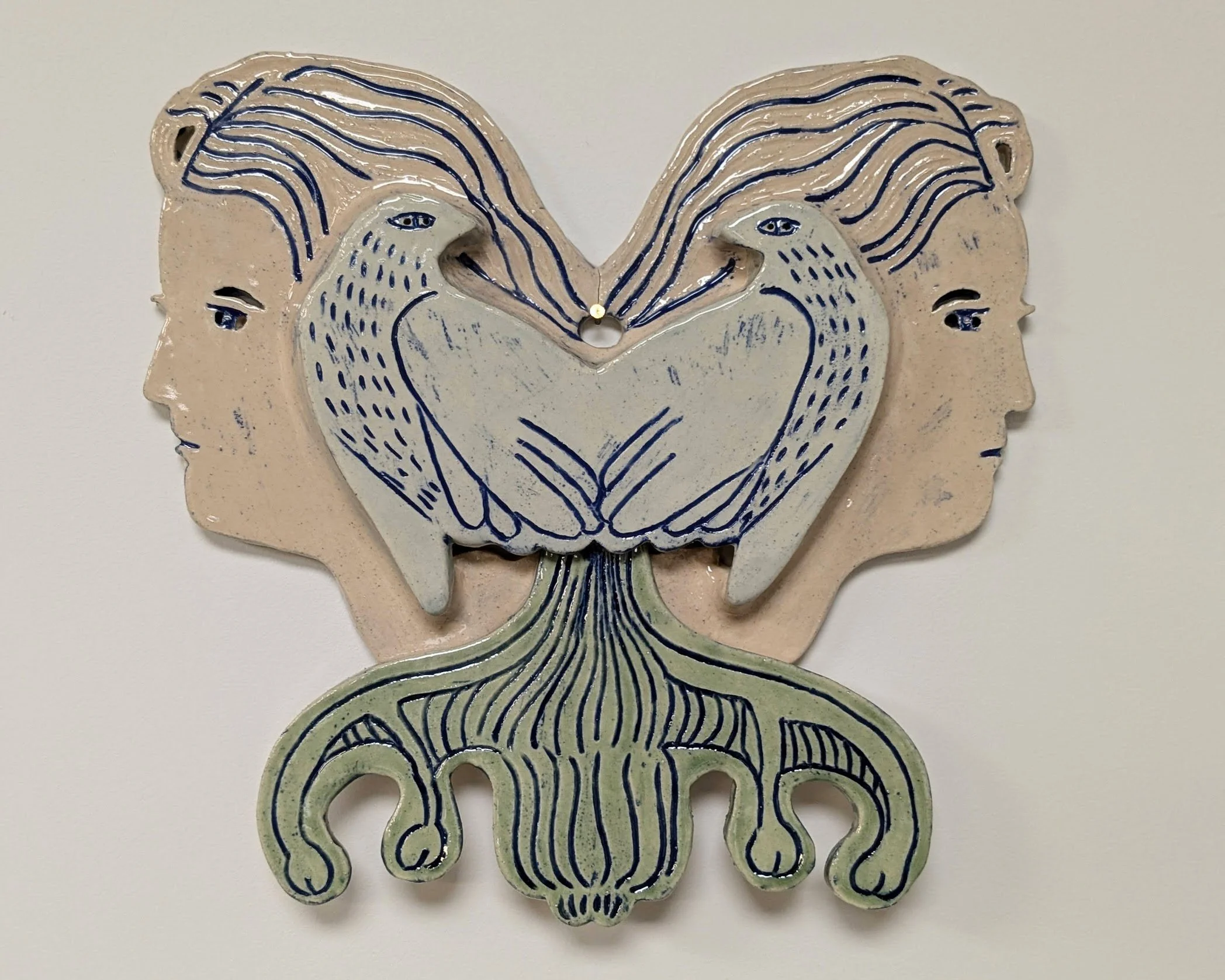 "What's on My Mind"
ceramic kinetic wall art
9"x10" SOLD