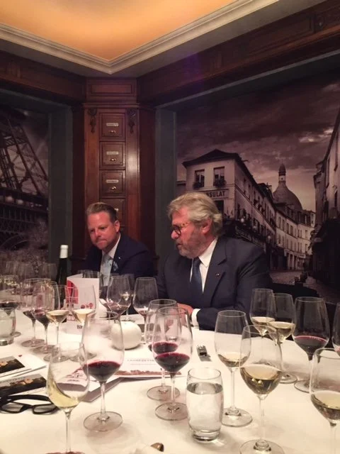 Peter Baedeker at dinner in New York with Alain Dominque Perrin, former chairman of the Richemont Group and inventor of the Cartier brand. Peter understood after this dinner why entrepreneur is a French term,