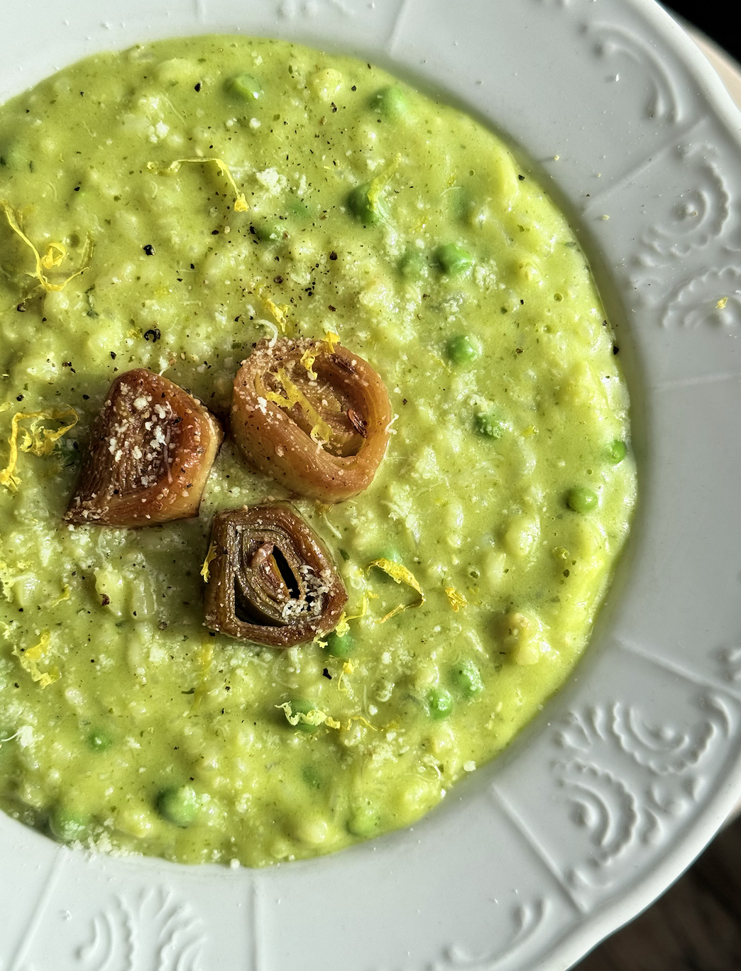 spring vegetable risotto