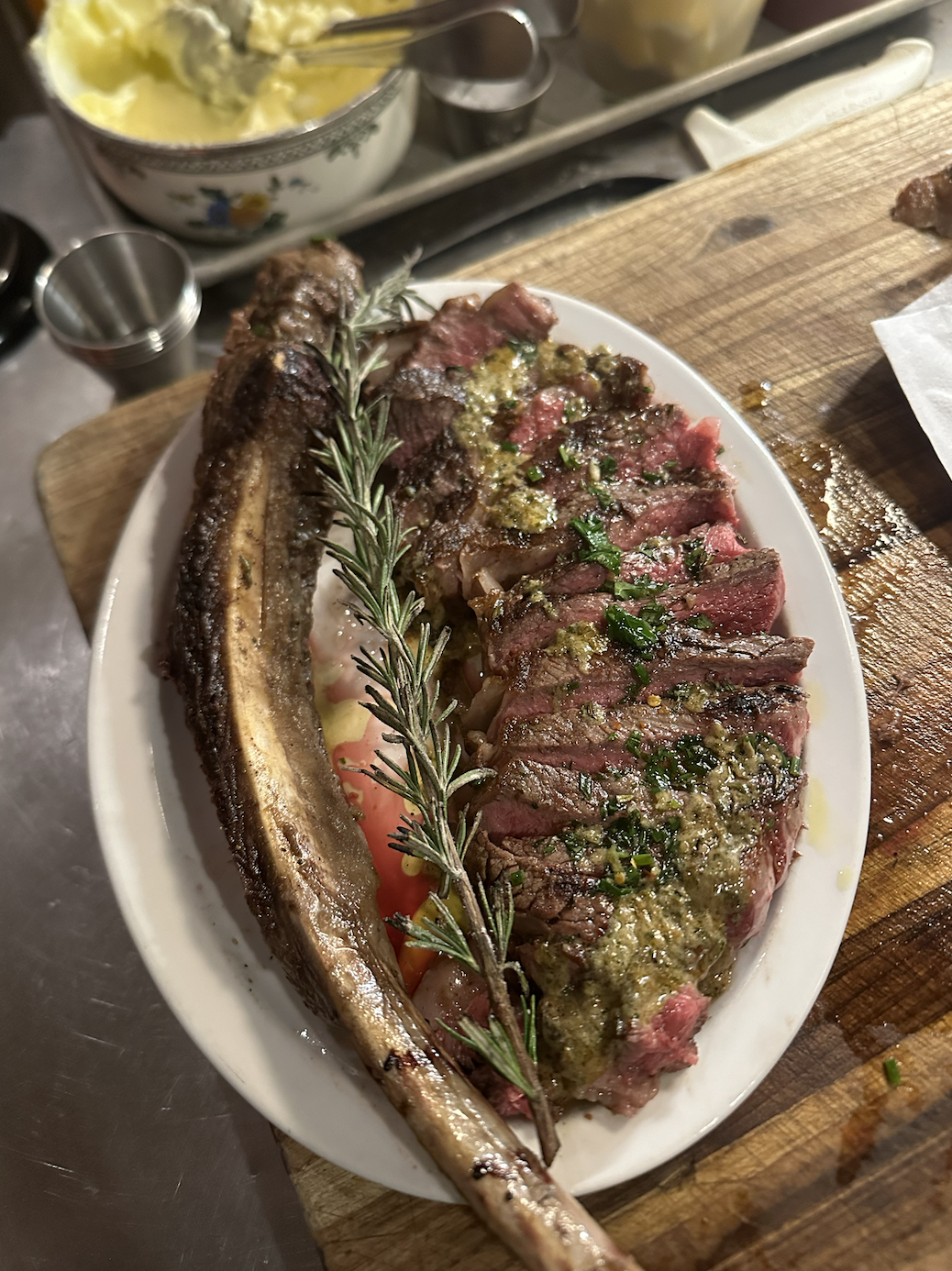 grilled tomahawk