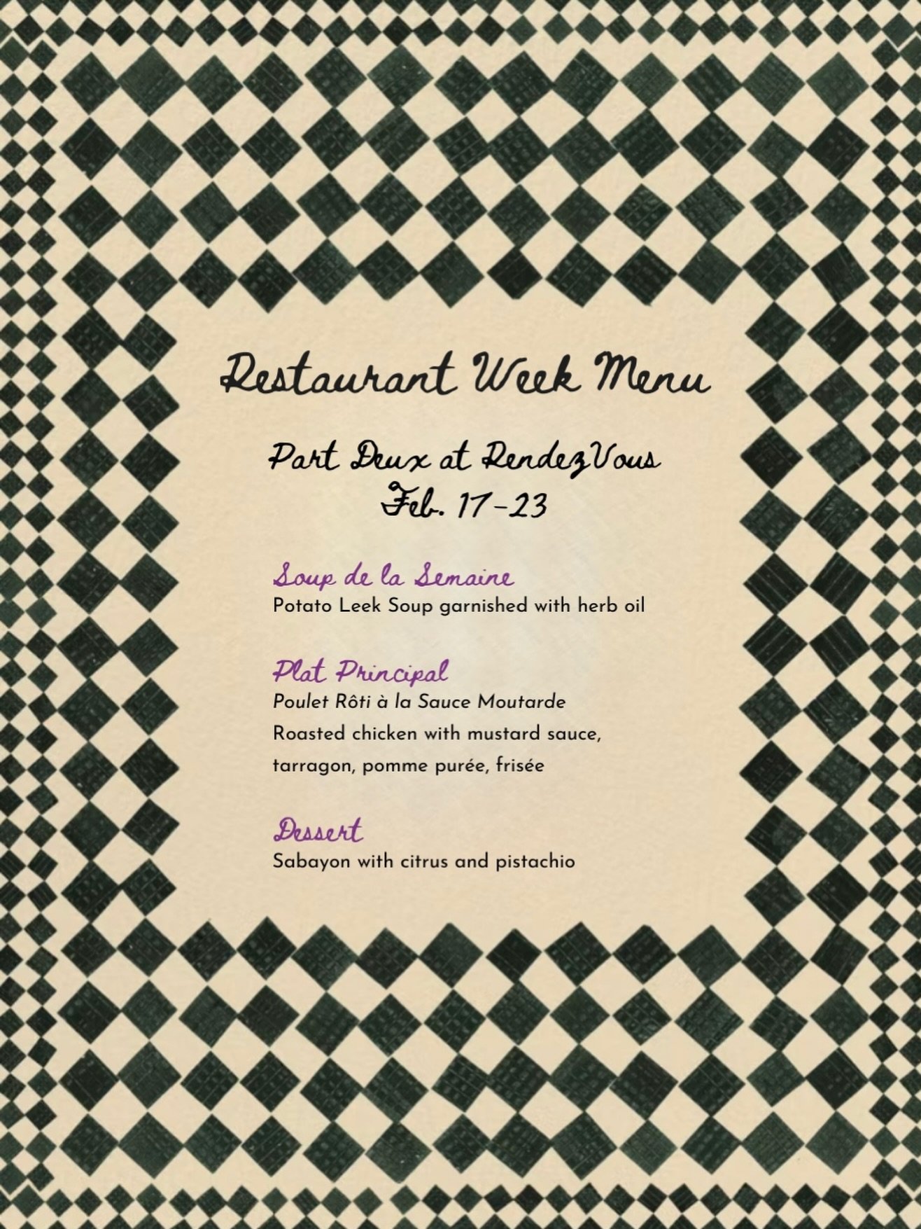 Savor the flavors of France during Asheville Restaurant Week 🇫🇷✨ 

Join us for a limited-time prix fixe menu for $40 per person + tax &amp; tip. Indulge in classic dishes, fine wines, and a little joie de vivre right here at our table.
Reservation 