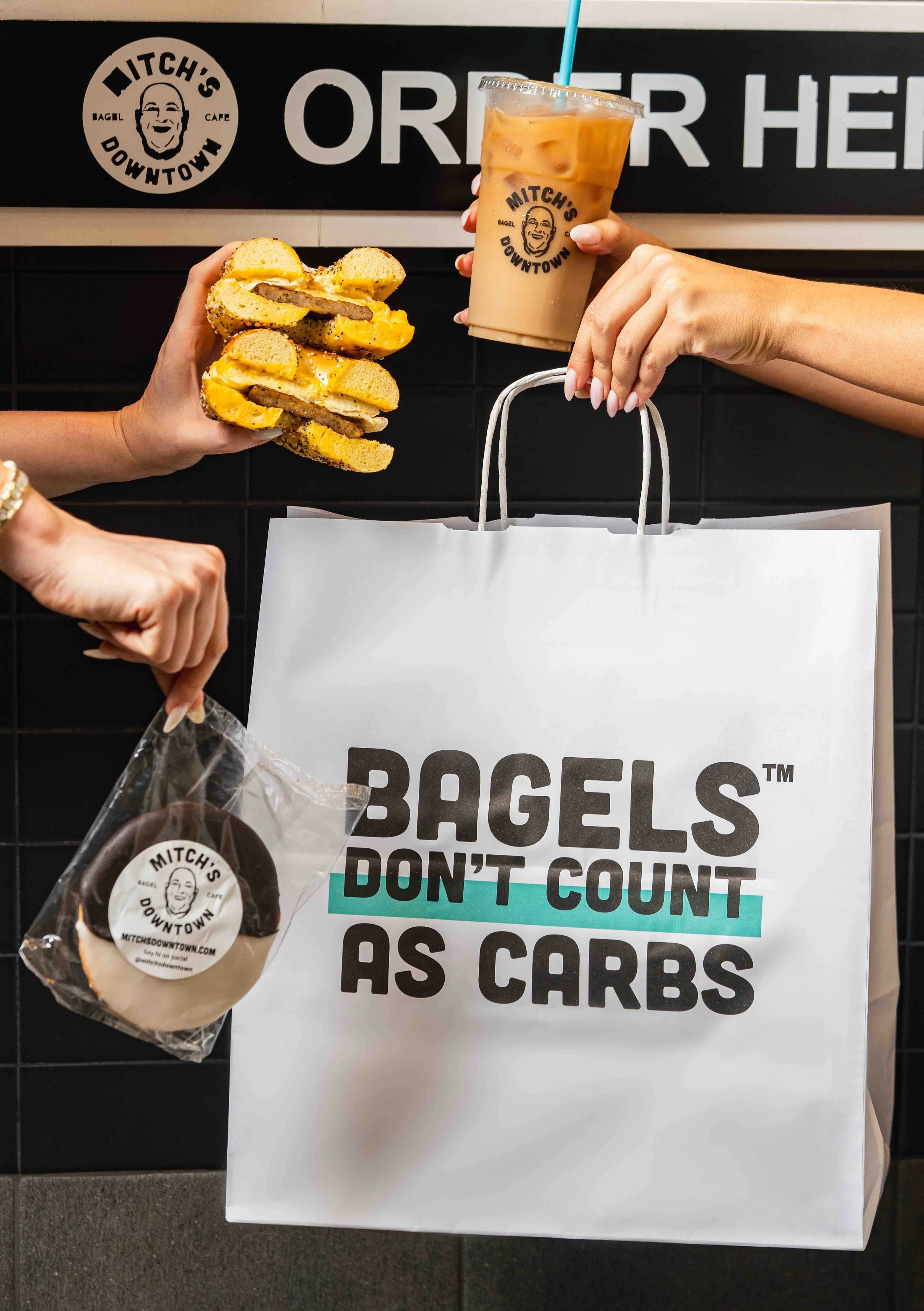 Order breakfast or lunch for delivery through our App.