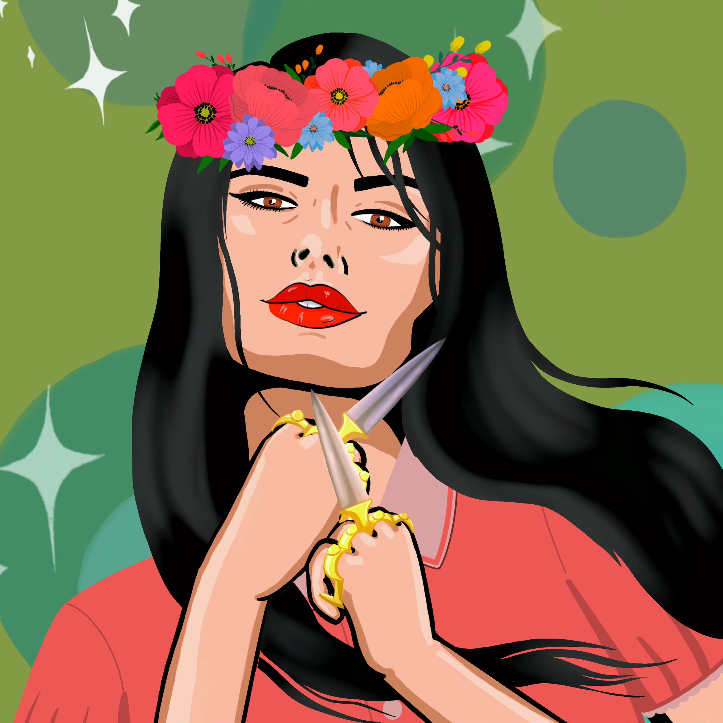 WAW #2973 from the season one Women and Weapons Collection by Sara "Sparky" Baumann