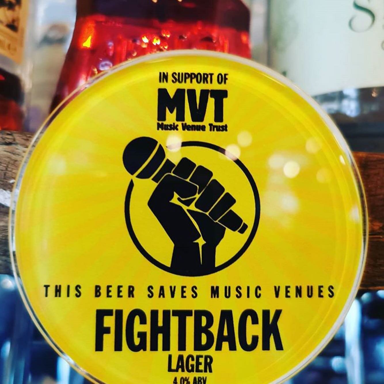 THIS BEER SAVES MUSIC VENUES ✊🍺
Now available @thegladpub 
#beer #music #gig #lager #greatpub #greatbeer #saveourvenues #letthemusicplay