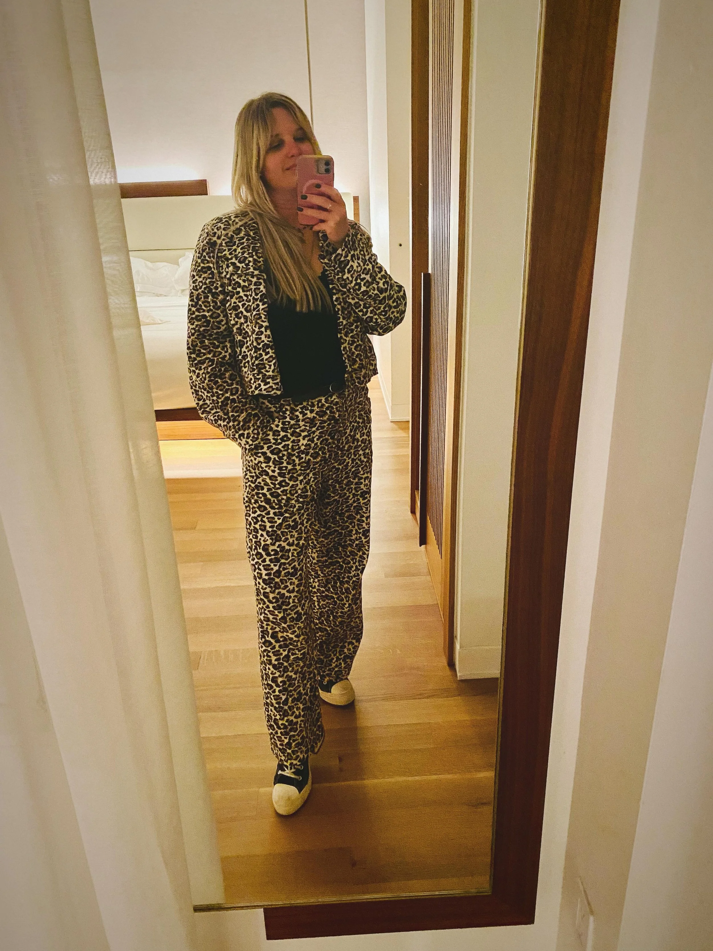 Me at 7am: let&rsquo;s conquer Manhattan.
Me at 10pm: still in leopard, still standing, vibes immaculate, soul tired