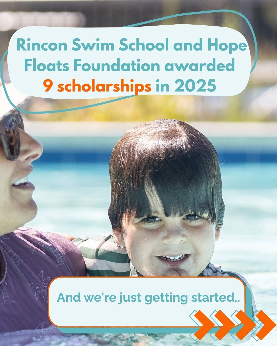 We&rsquo;re kicking off 2026 with BIG goals. 💙

At Rincon Swim School, our heart is in our Scholarship Program, supported by the Hope Floats Foundation. 👇

Through this program, we provide water safety and swim lessons to underserved youth in our c